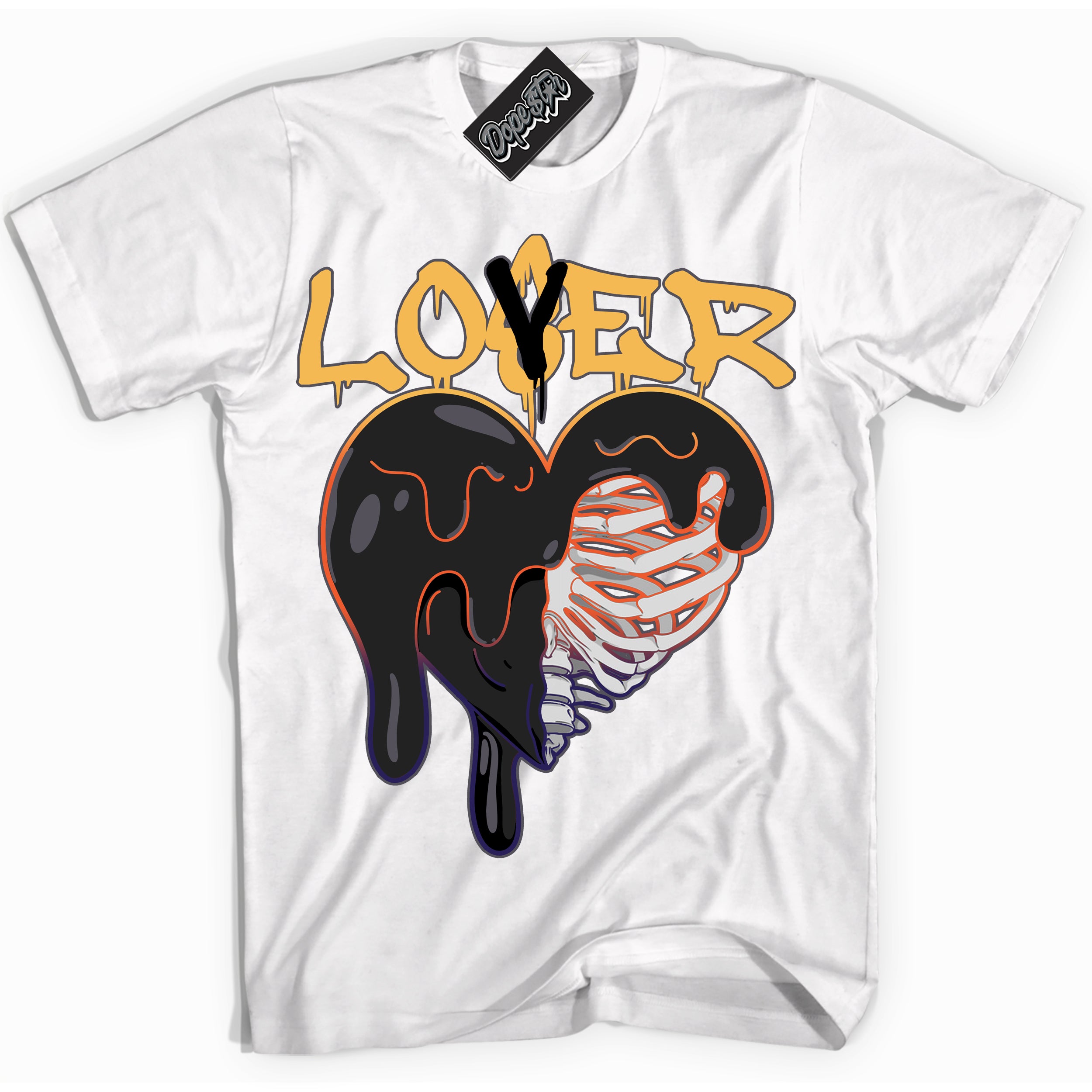 Cool White Shirt with “ Lover Loser” design that perfectly matches J Balvin Rio 3s Sneakers.