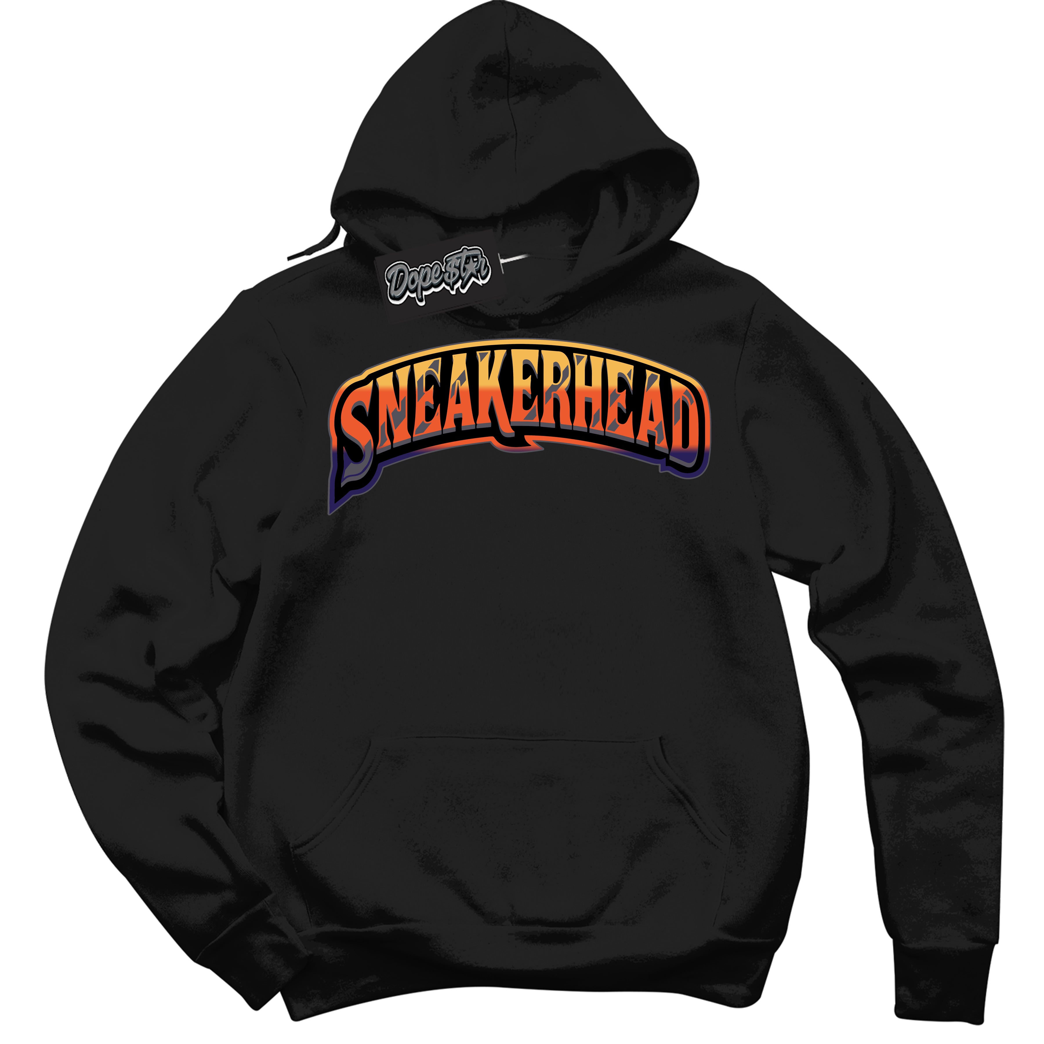 Cool Black Hoodie with “ Sneakerhead ”  design that Perfectly Matches J Balvin Rio 3s Sneakers.