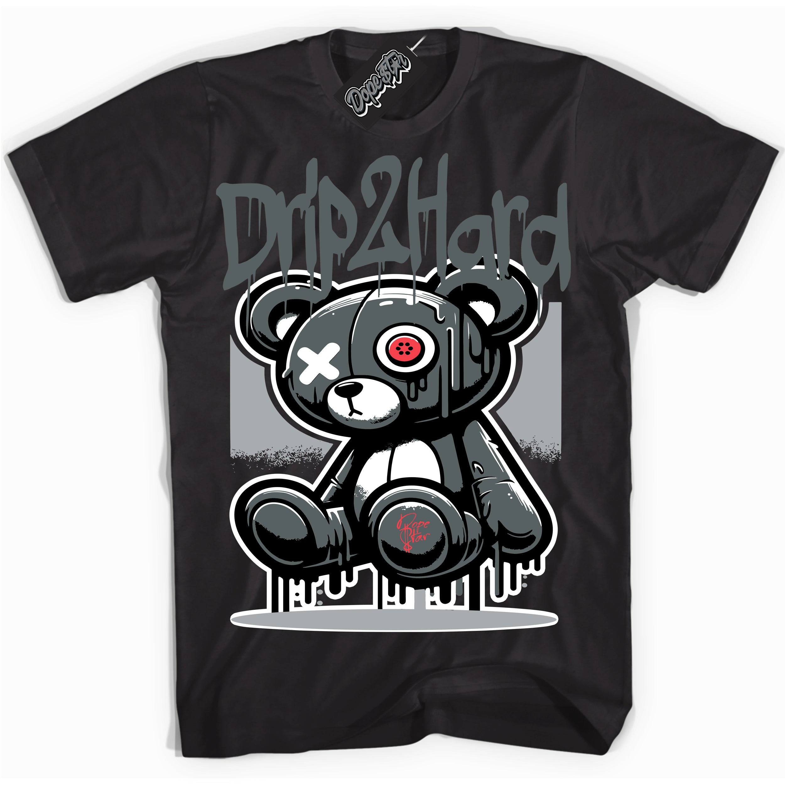 Cool Black graphic tee with “ Drip 2 Hard ” design, that perfectly matches Infrared 4s
