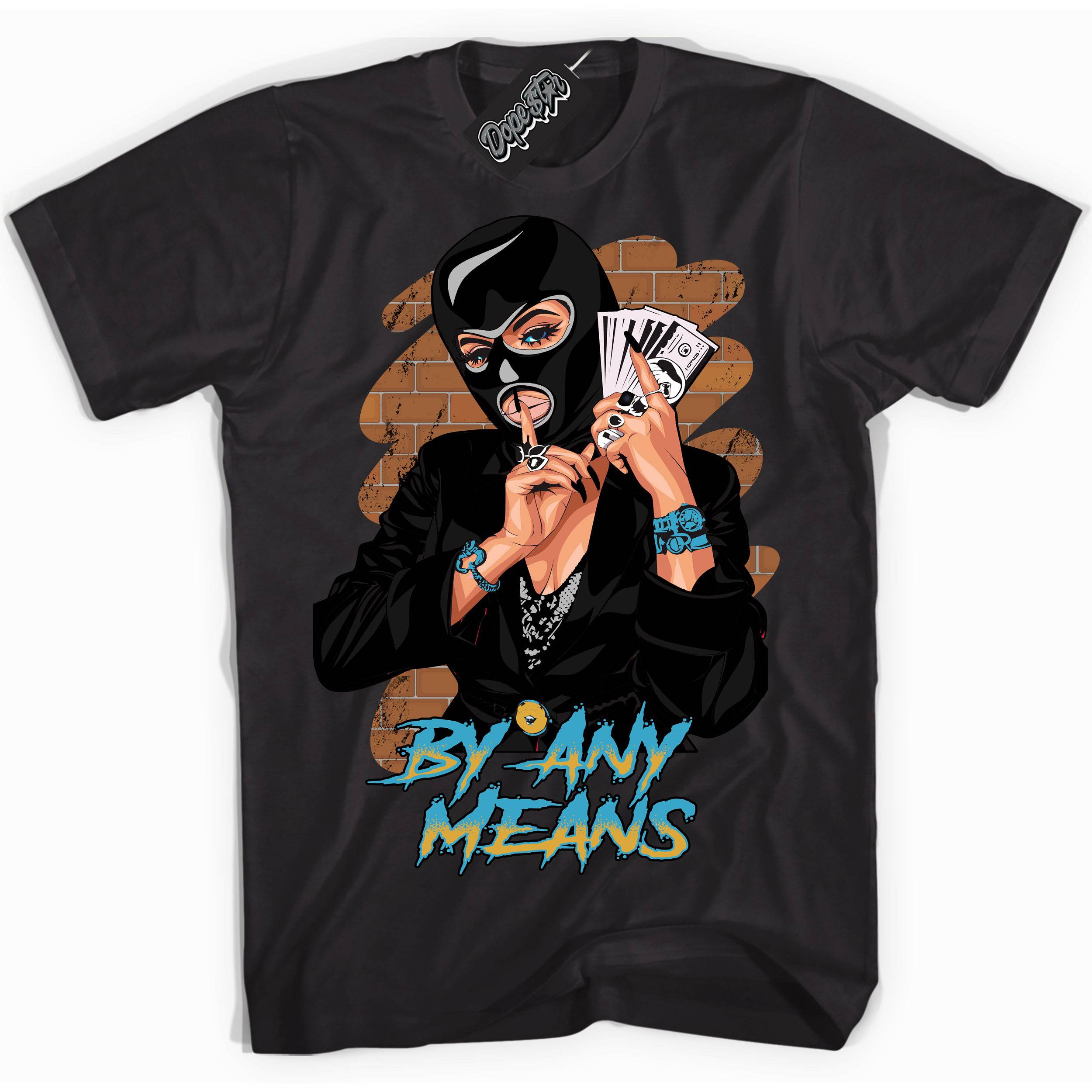 Aqua 5s DopeStar Shirt By Any Means Graphic