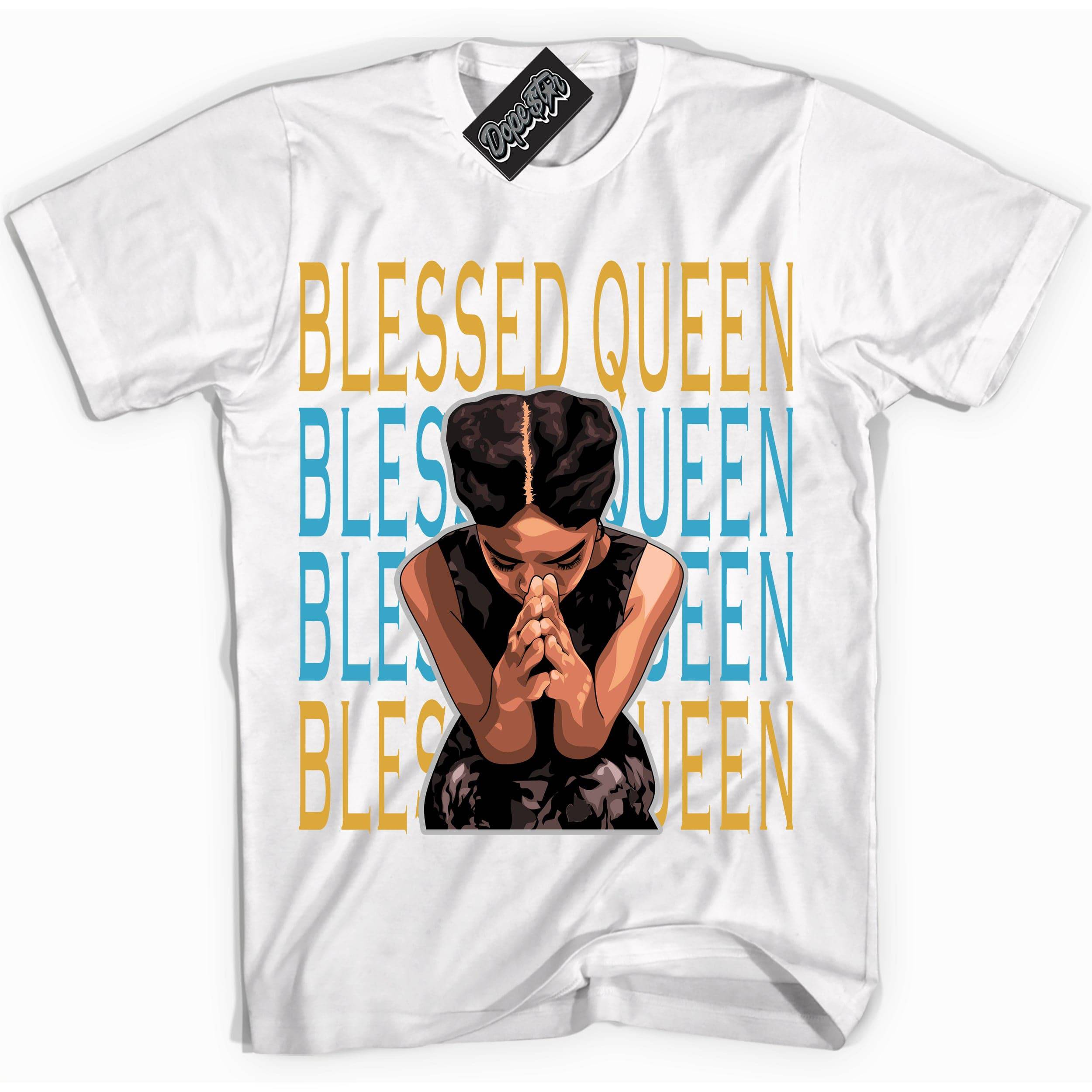 Aqua 5s DopeStar Shirt Blessed Queen Graphic