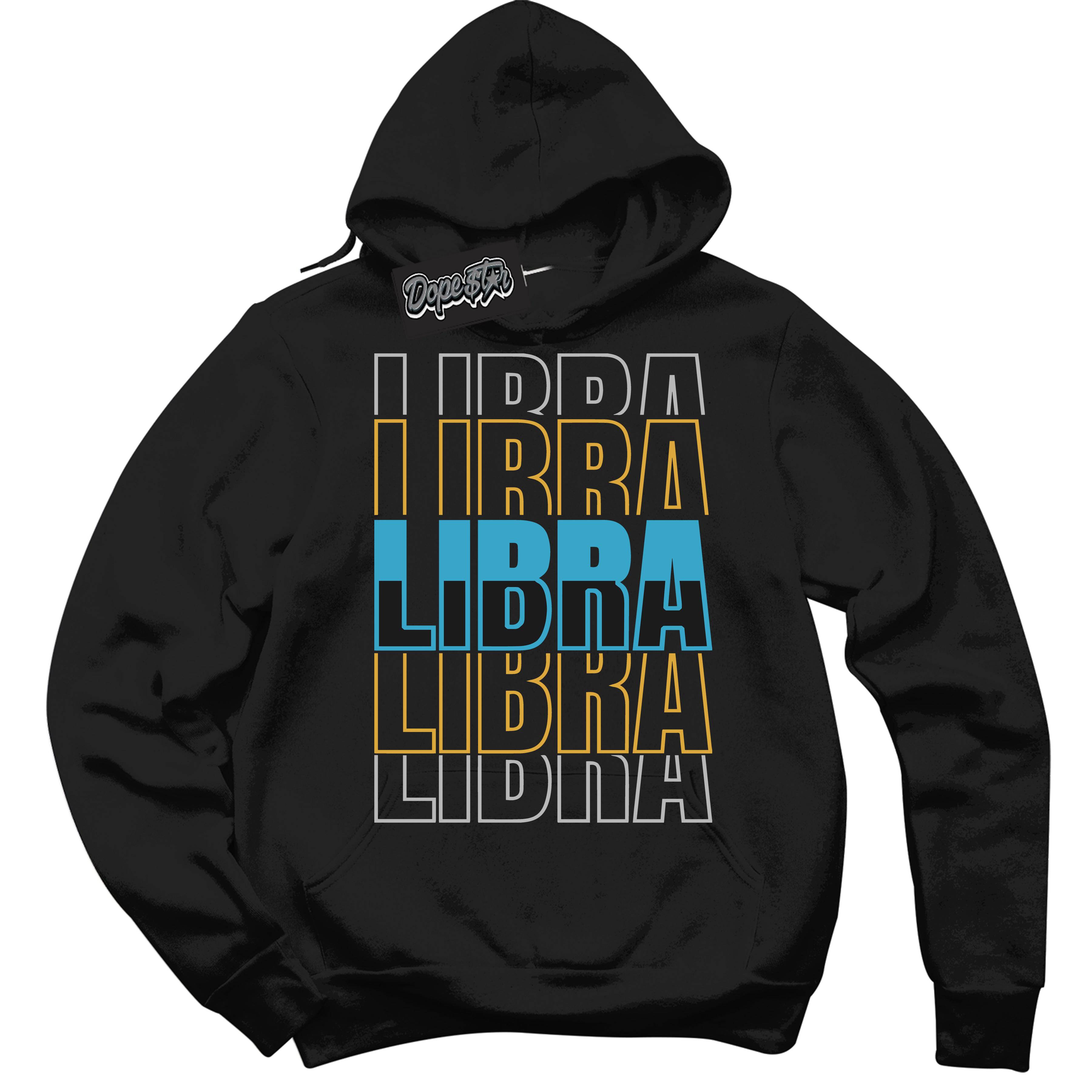 Aqua 5s DopeStar Hoodie Libra Graphic