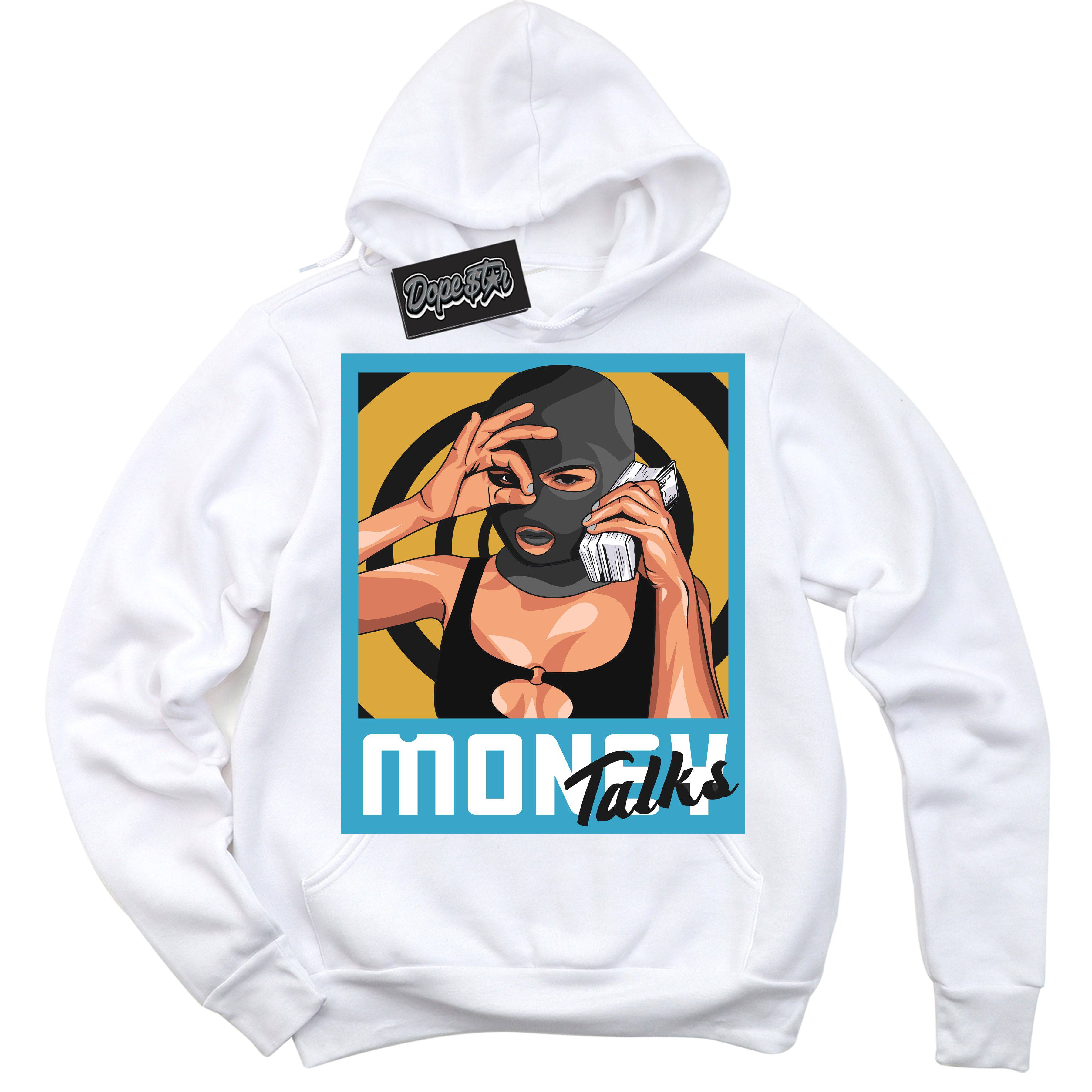 Aqua 5s DopeStar Hoodie Money Talks Graphic