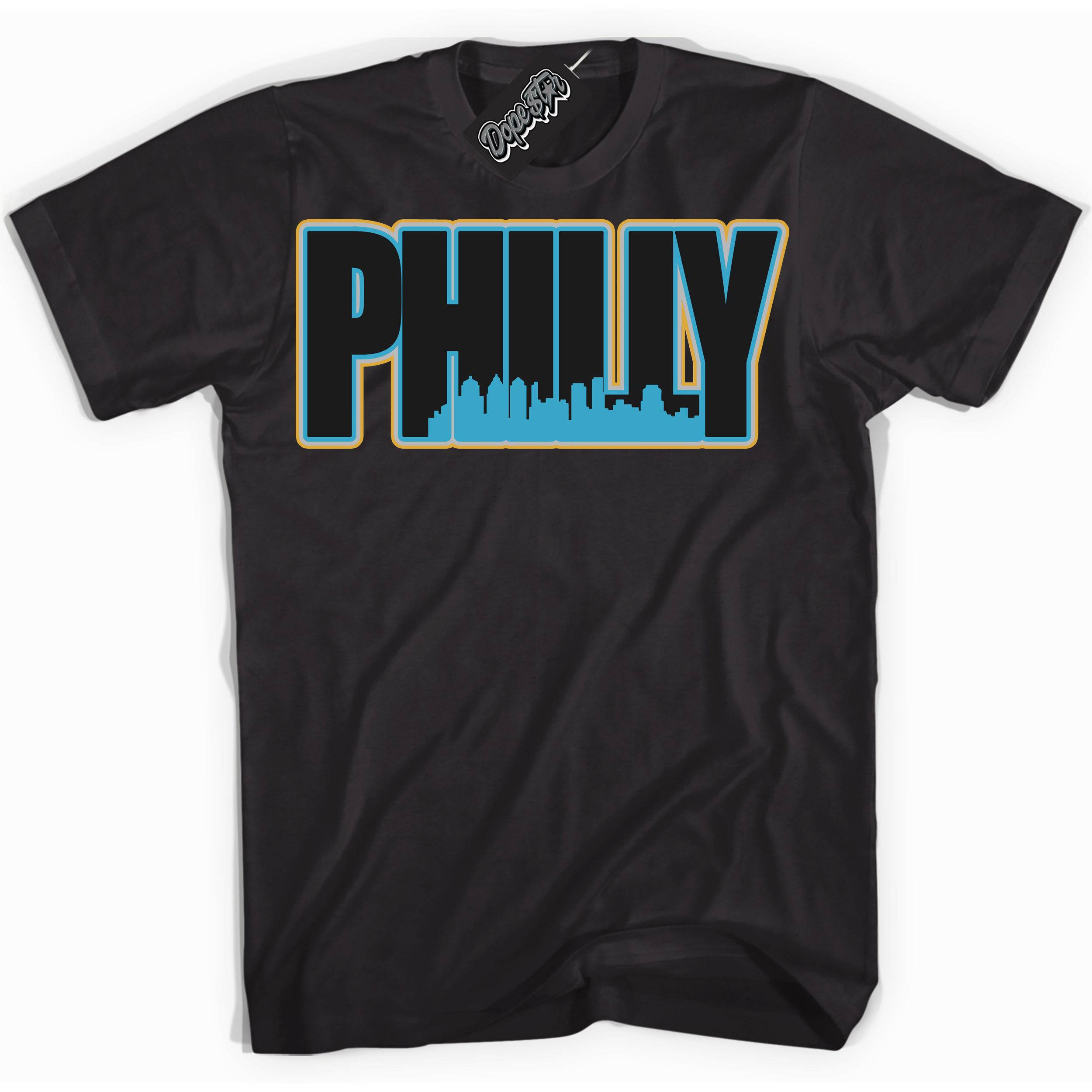 Aqua 5s DopeStar Shirt Philly Graphic