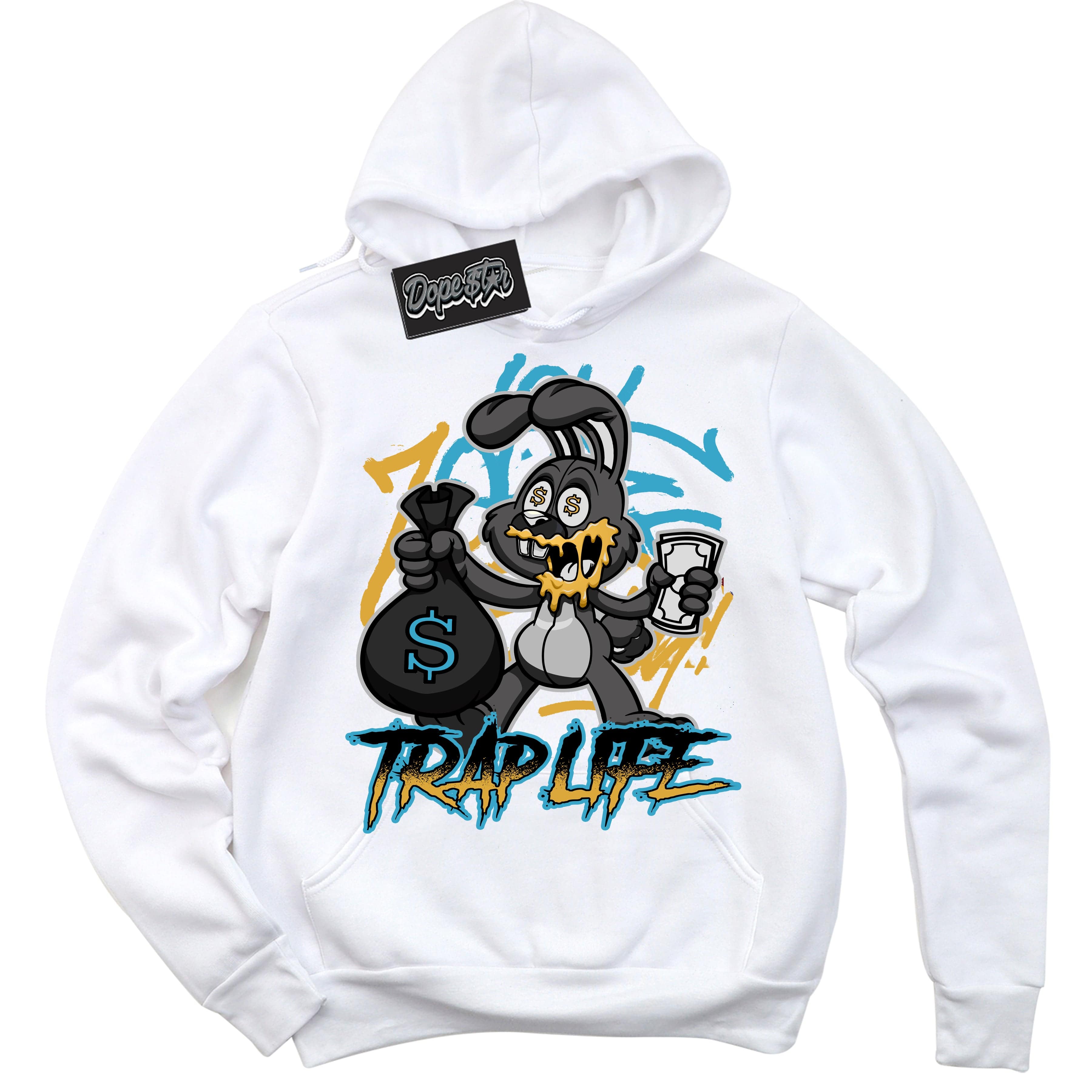 Aqua 5s DopeStar Hoodie Trap Rabbit Graphic