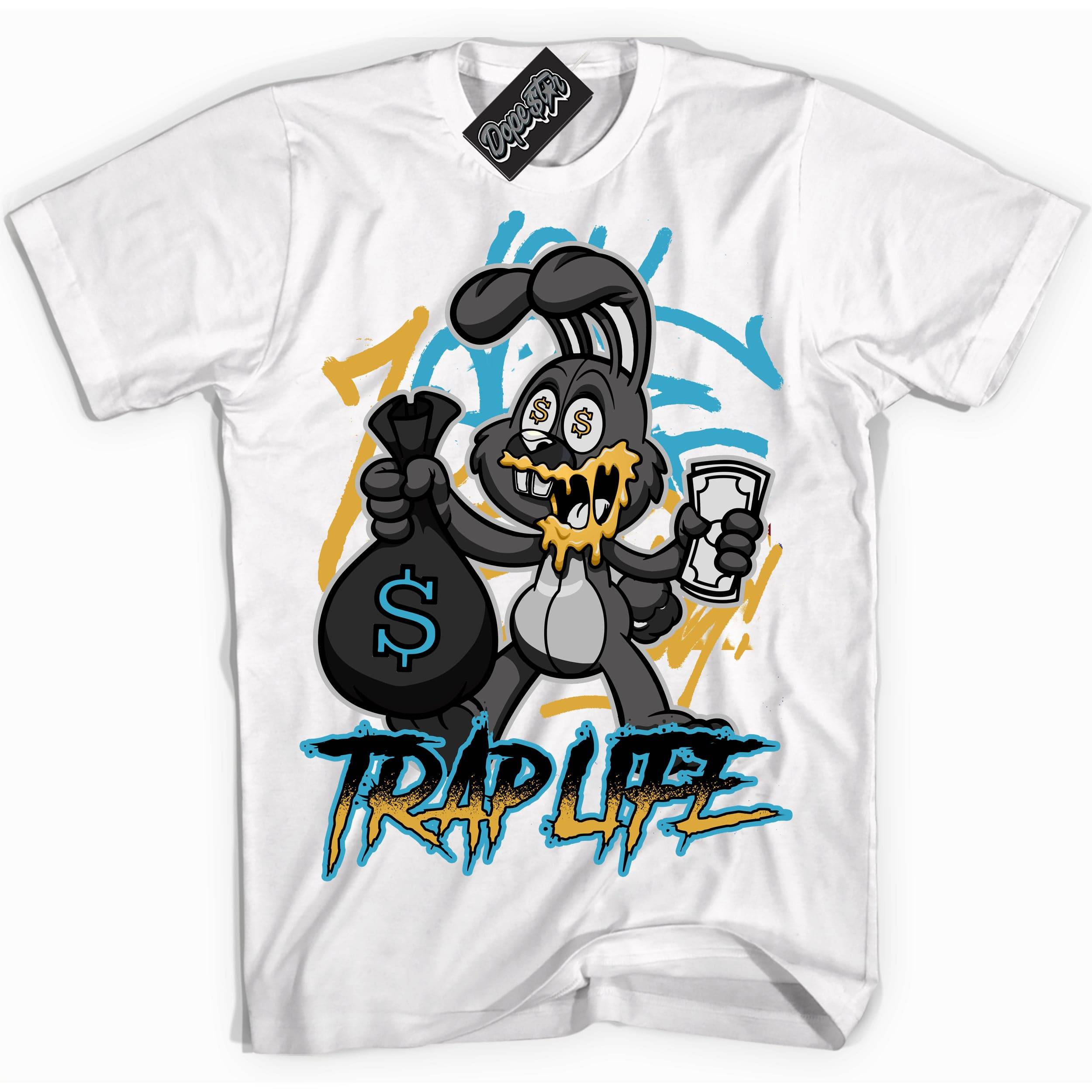 Aqua 5s DopeStar Shirt Trap Rabbit Graphic