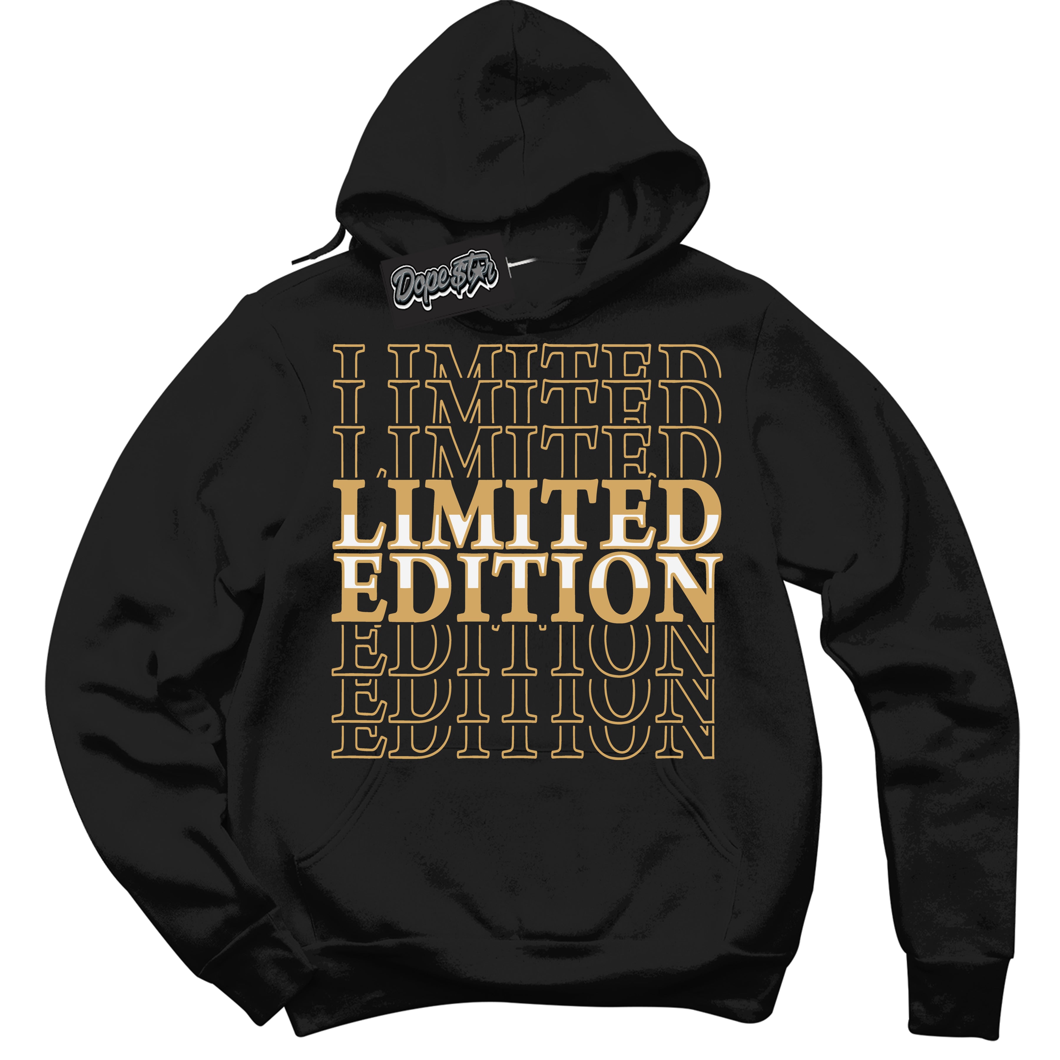 Cool Black Hoodie with “ Limited Edition ”  design that Perfectly Matches Craft Paris 6s Jordans.
