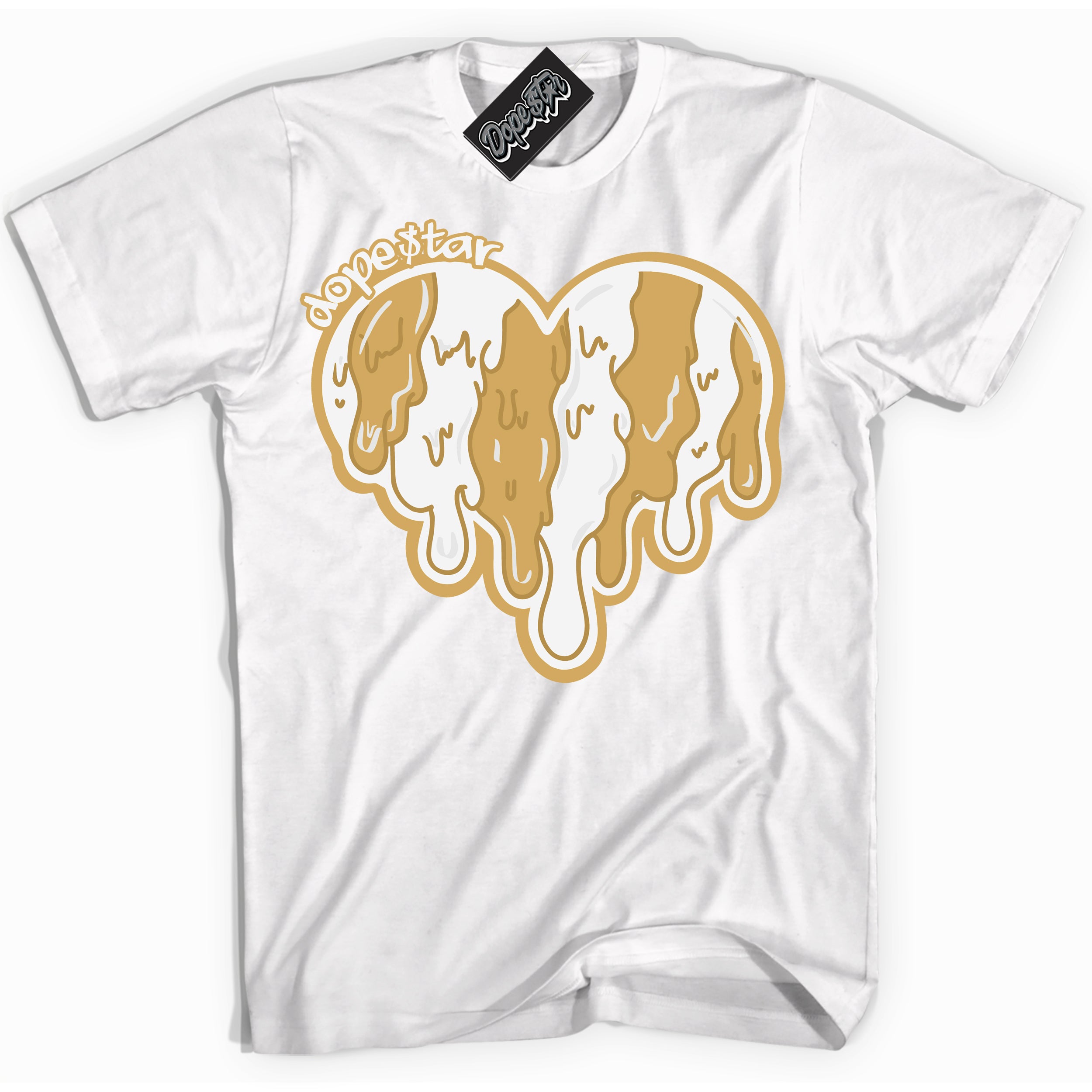 Cool White Shirt with “ Melting Heart ” design that perfectly matches Craft Paris 6s Jordans.
