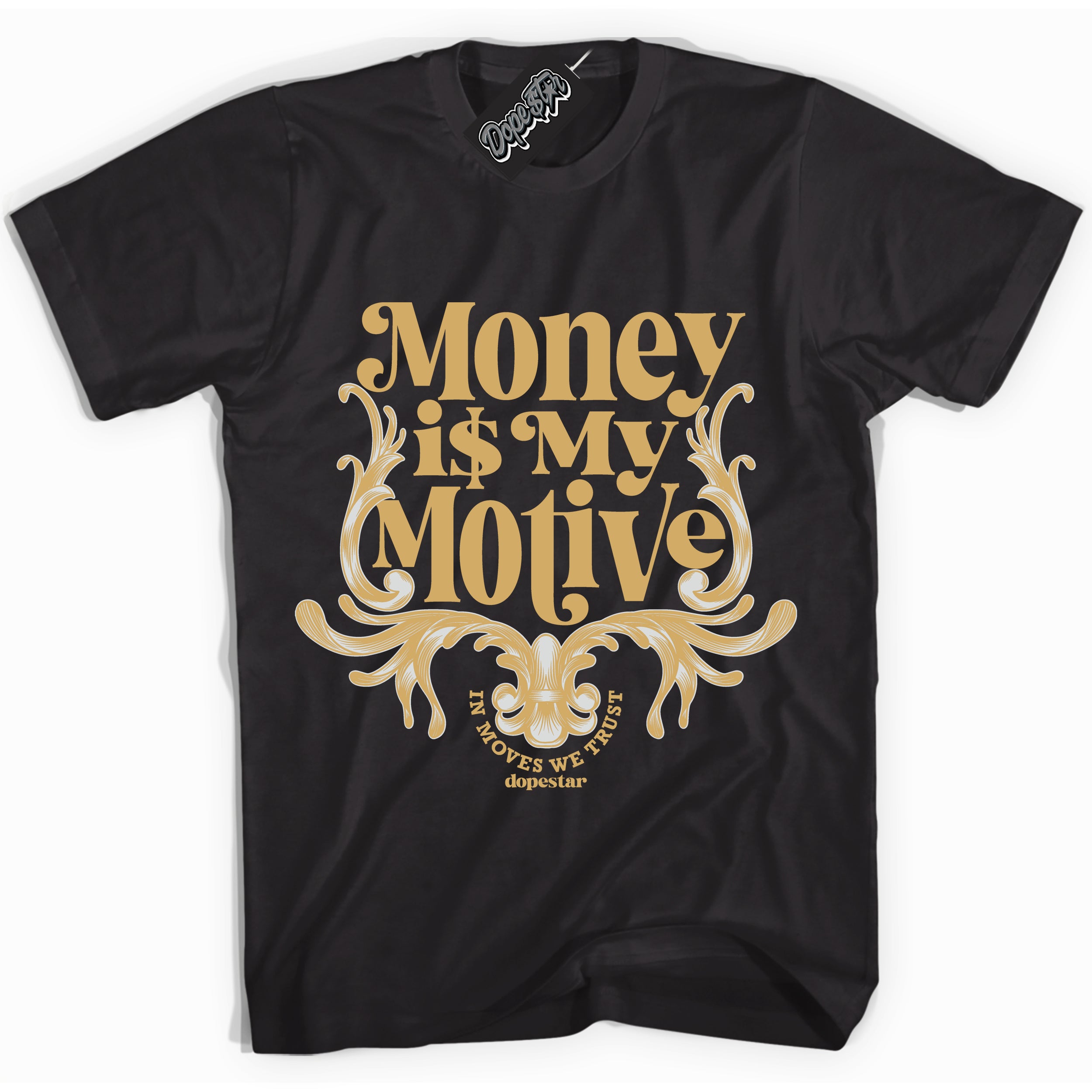 Cool Black Shirt with “Money Is My Motive” design that perfectly matches the Craft Paris 6s Sneakers.