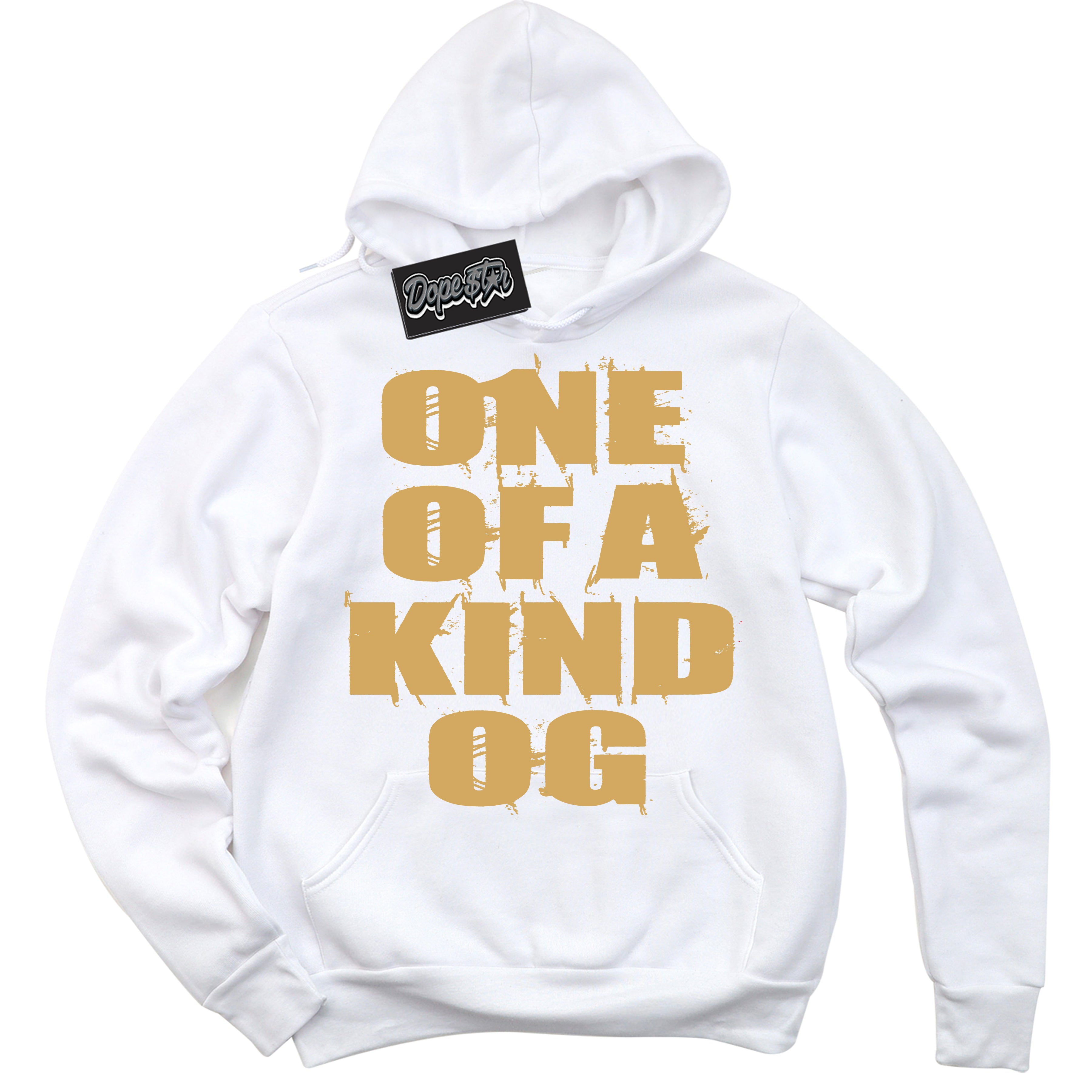 Cool White Hoodie with “ One Of A Kind ”  design that Perfectly Matches Craft Paris 6s Jordans.
