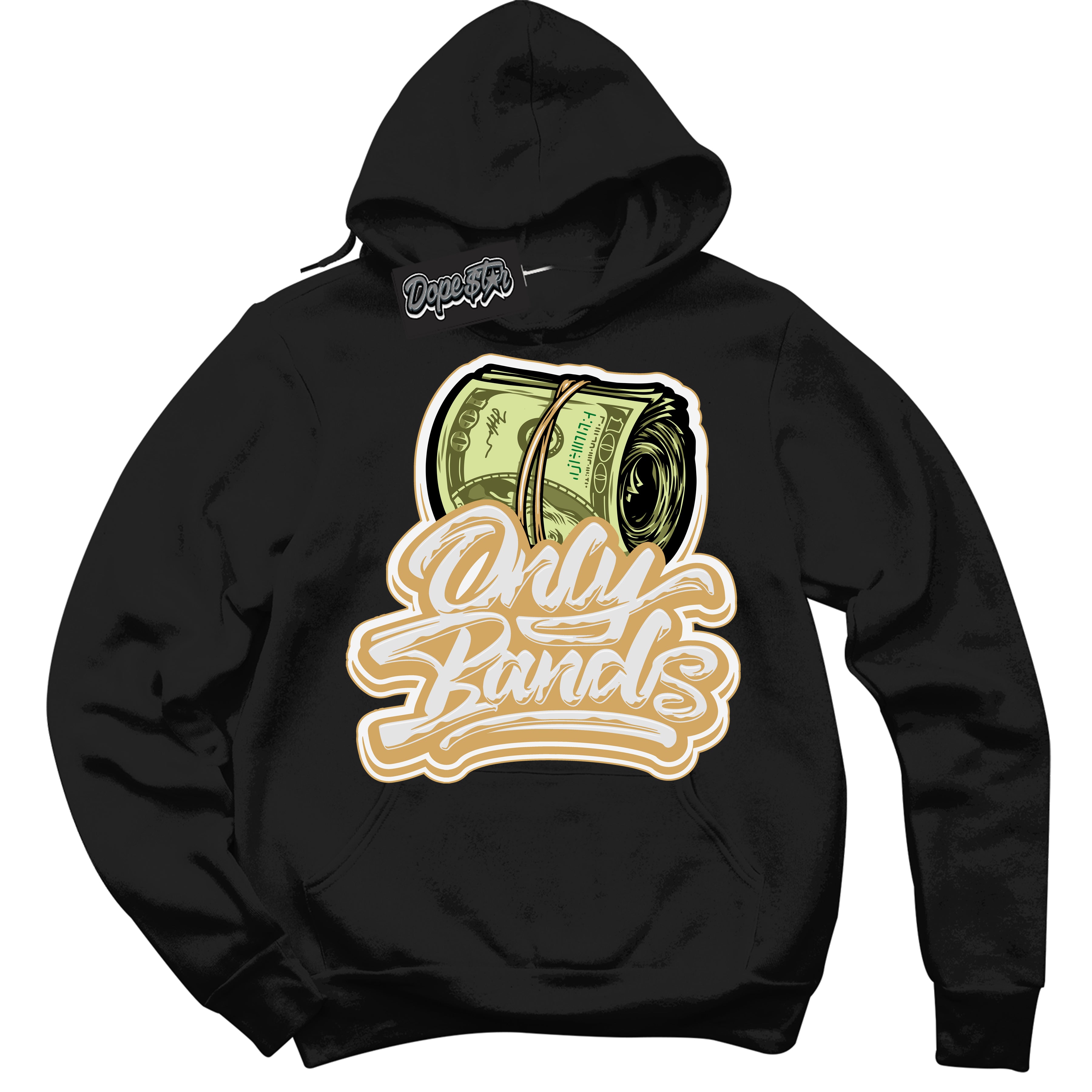 Cool Black Hoodie with “ Only Bands ”  design that Perfectly Matches Craft Paris 6s Jordans.
