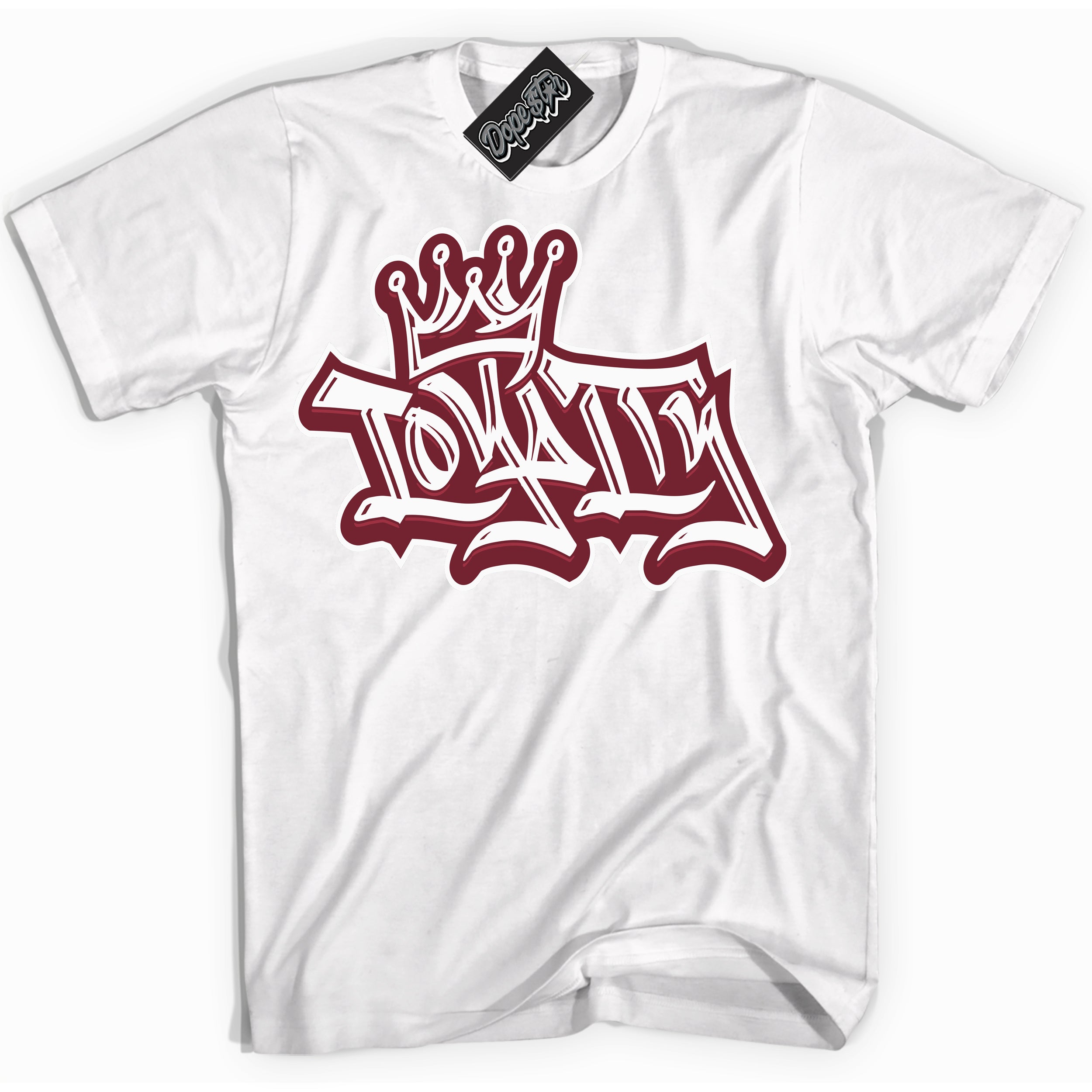 AJ6 Rings Team Red ‘Loyalty Crown – White Streetwear T-Shirt | Sneaker Matching shirt for AJ6 Rings Team Red | Graphic Tee for Men & Women Streetwear by Sneaker Shirts Outlet.