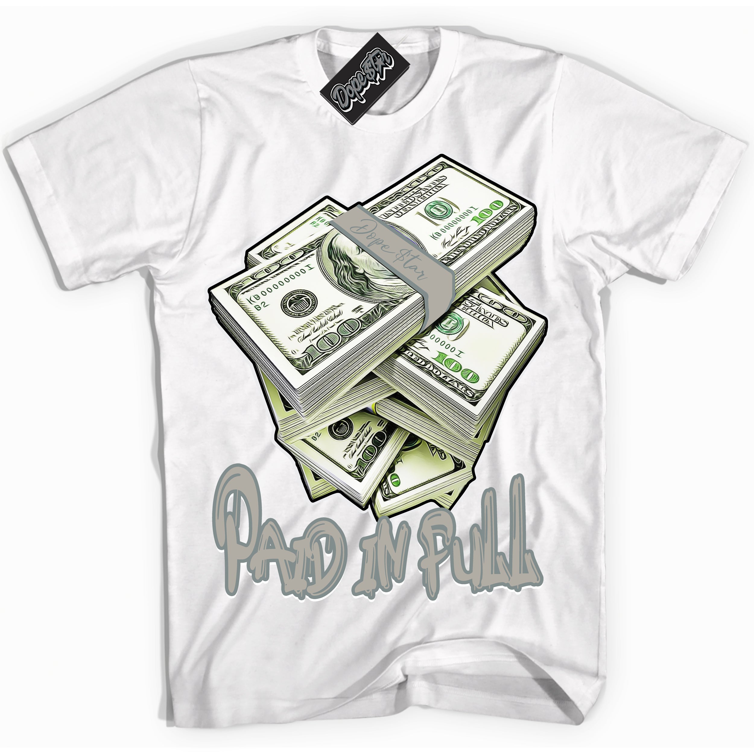 AJ9 Retro Cool Grey ‘Paid In Full’ – White Streetwear T-Shirt | Sneaker Matching shirt for AJ9 Retro Cool Grey | Men's and Women's Streetwear Graphic Tee by Sneaker Shirts Outlet.