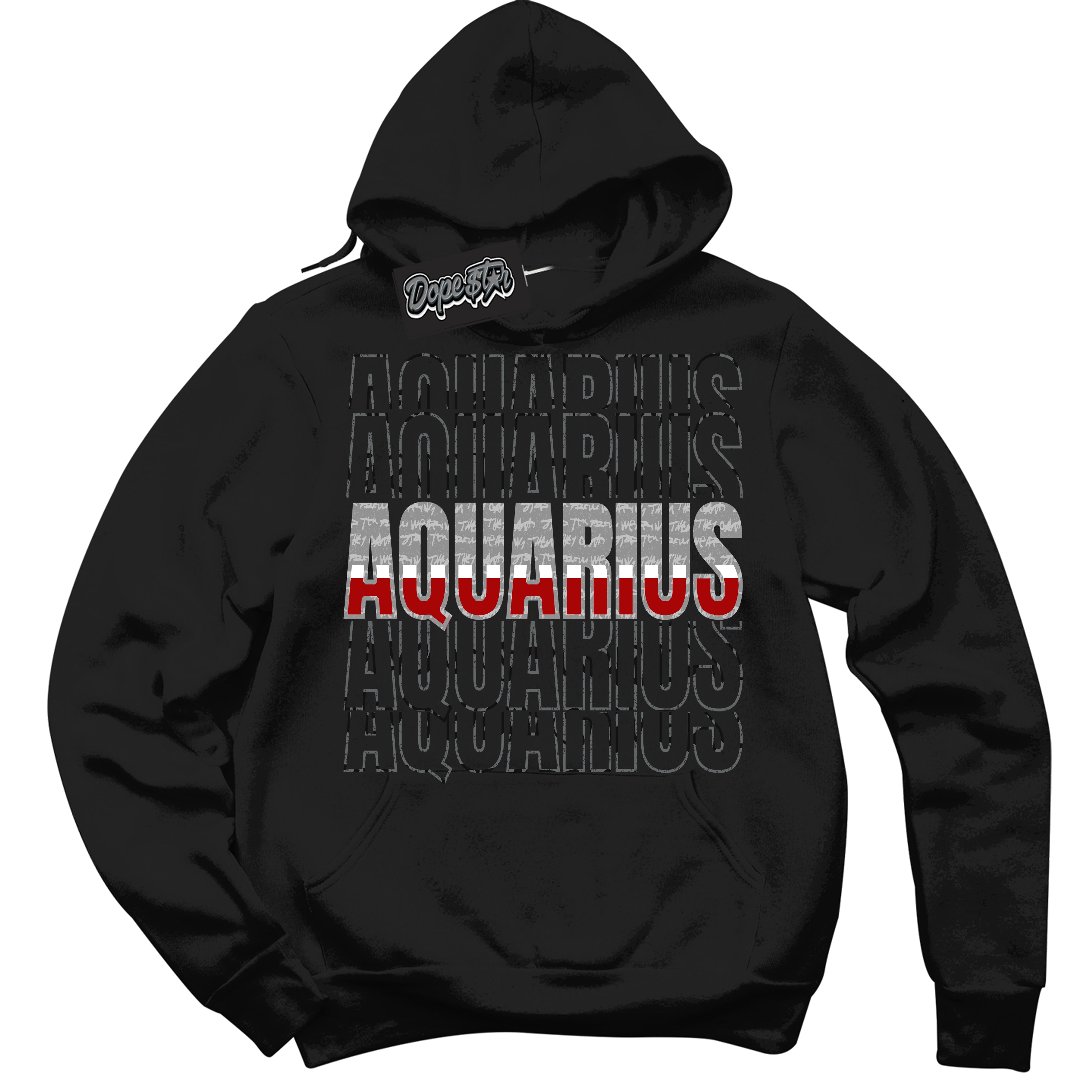 Cool Black Hoodie with “ Aquarius ”  design that Perfectly Matches Rebellionaire 1s Sneakers.