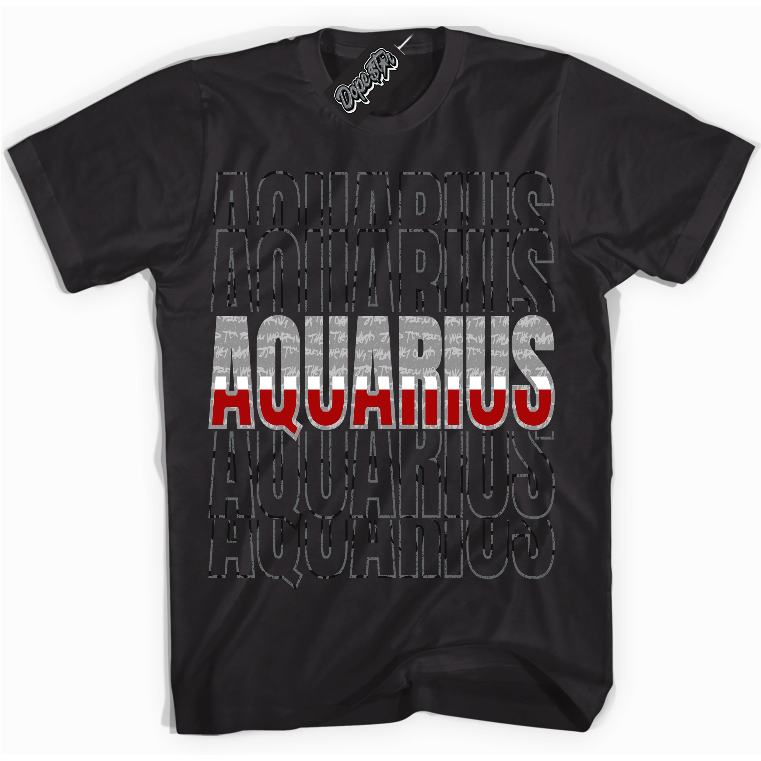 Cool Black Shirt with “ Aquarius ” design that perfectly matches Rebellionaire 1s Sneakers.