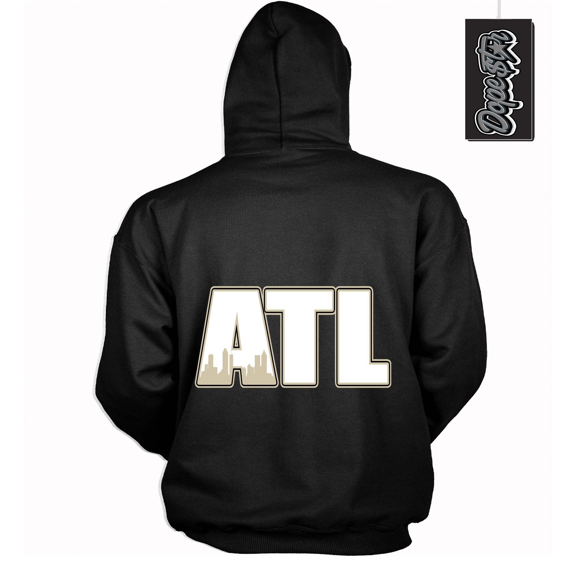 Cool Black Hoodie with “ Atlanta ”  design that Perfectly Matches  Gratitude 11s Sneakers.