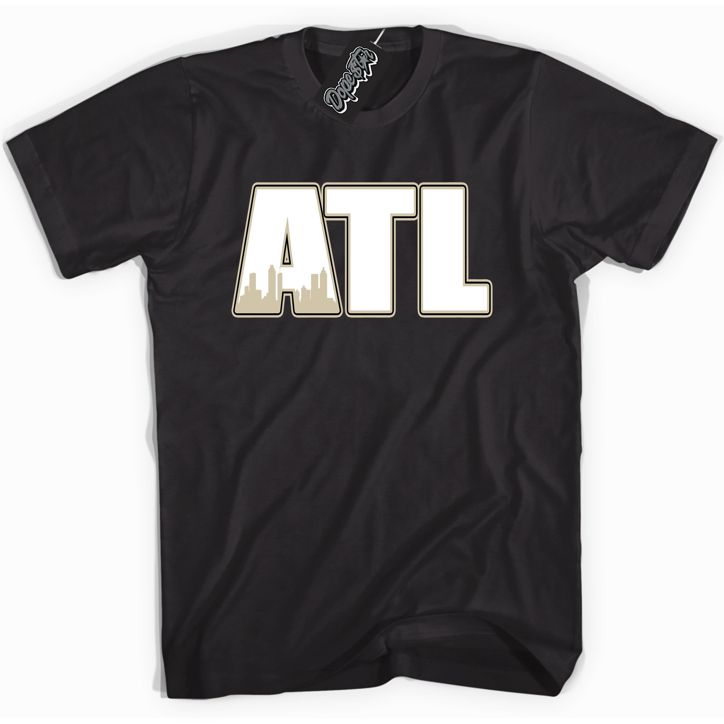 Cool Black Shirt with “ Atlanta” design that perfectly matches Gratitude 11s Sneakers.