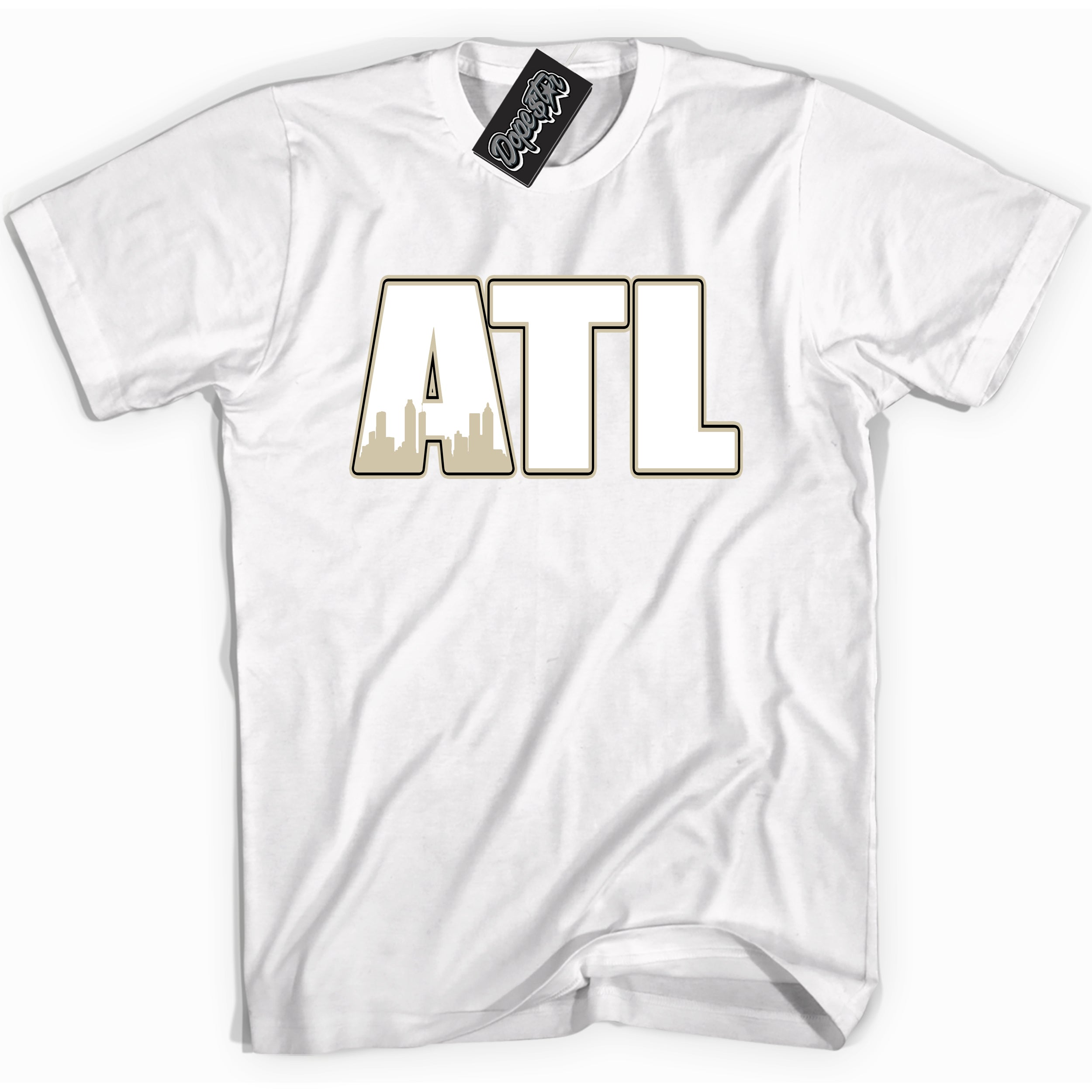 Cool White Shirt with “ Atlanta” design that perfectly matches Gratitude 11s Sneakers.