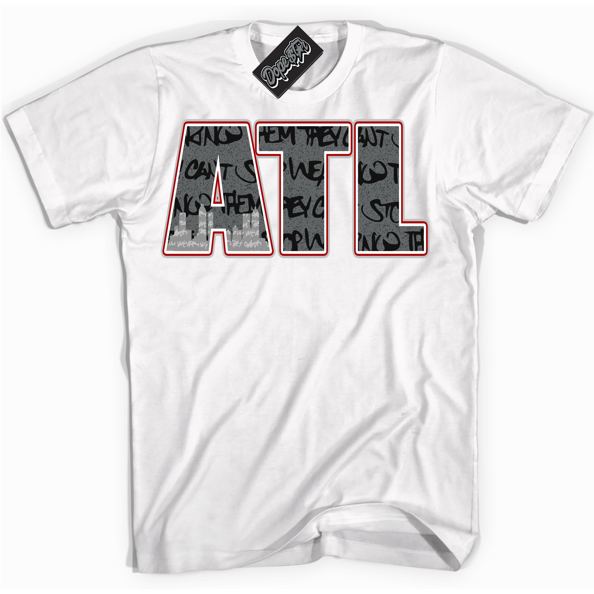 Cool White Shirt with “ Atlanta ” design that perfectly matches Rebellionaire 1s Sneakers.