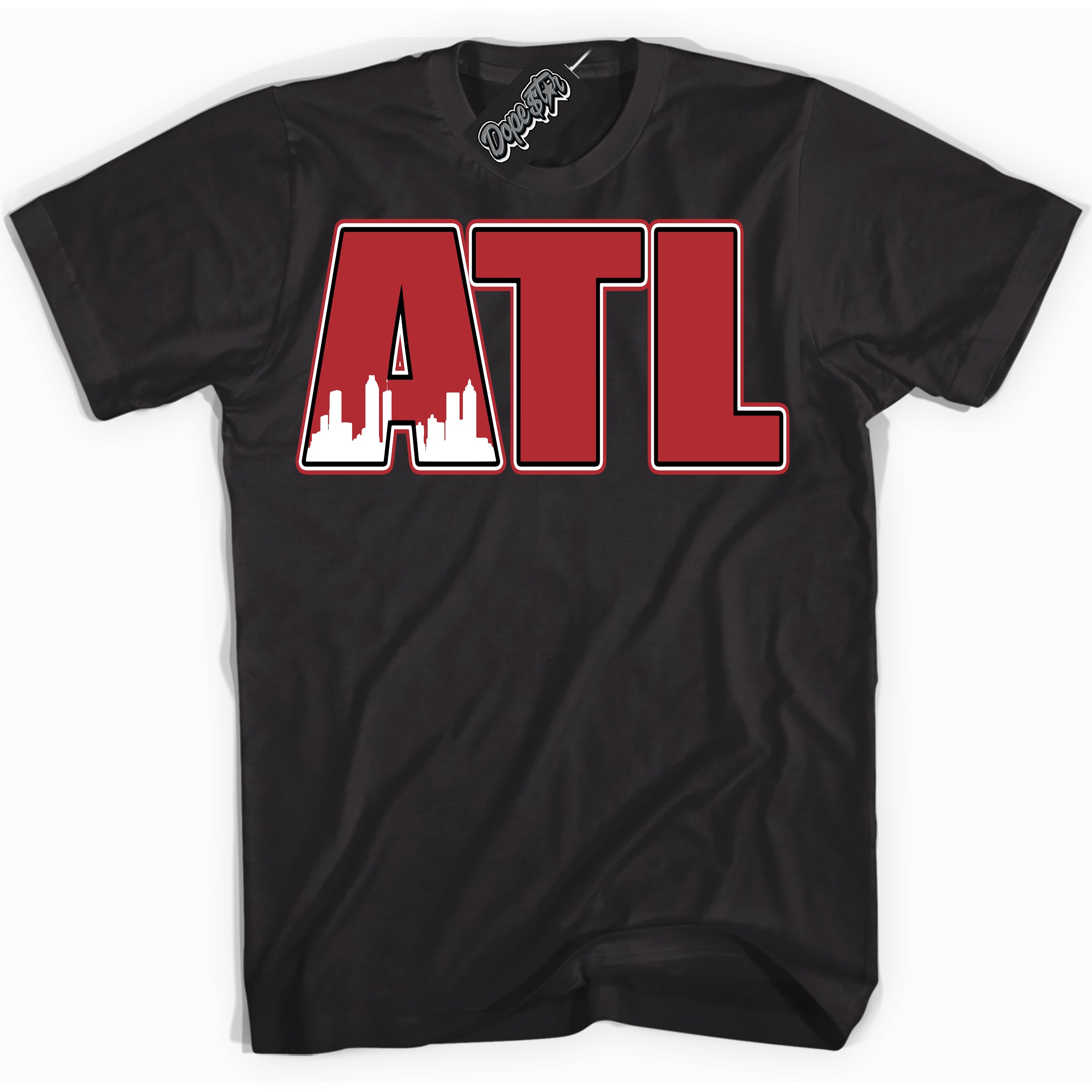Cool Black graphic tee with “ Atlanta ” print, that perfectly matches Lost And Found 1s sneakers 