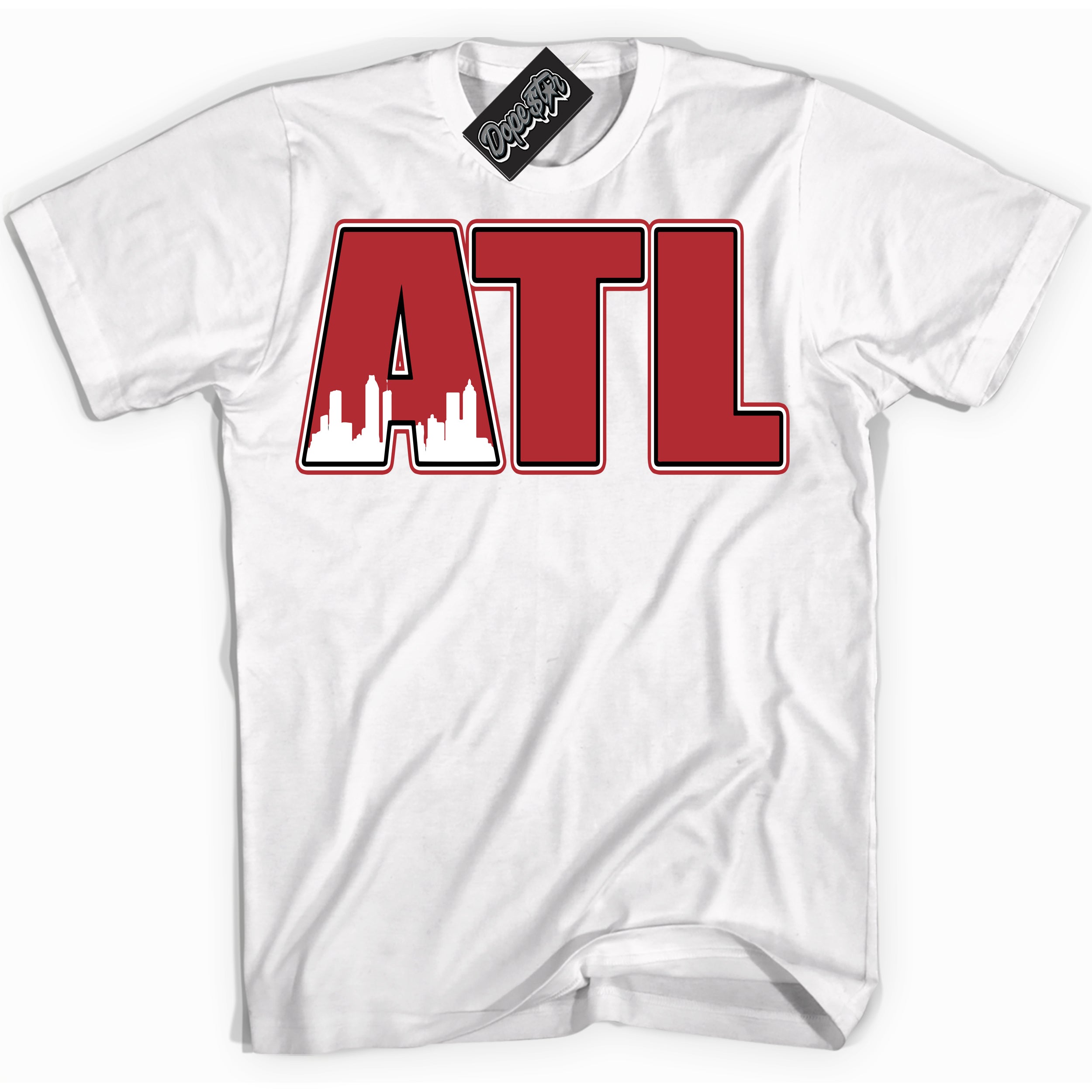 Cool White graphic tee with “ Atlanta ” print, that perfectly matches Lost And Found 1s sneakers 