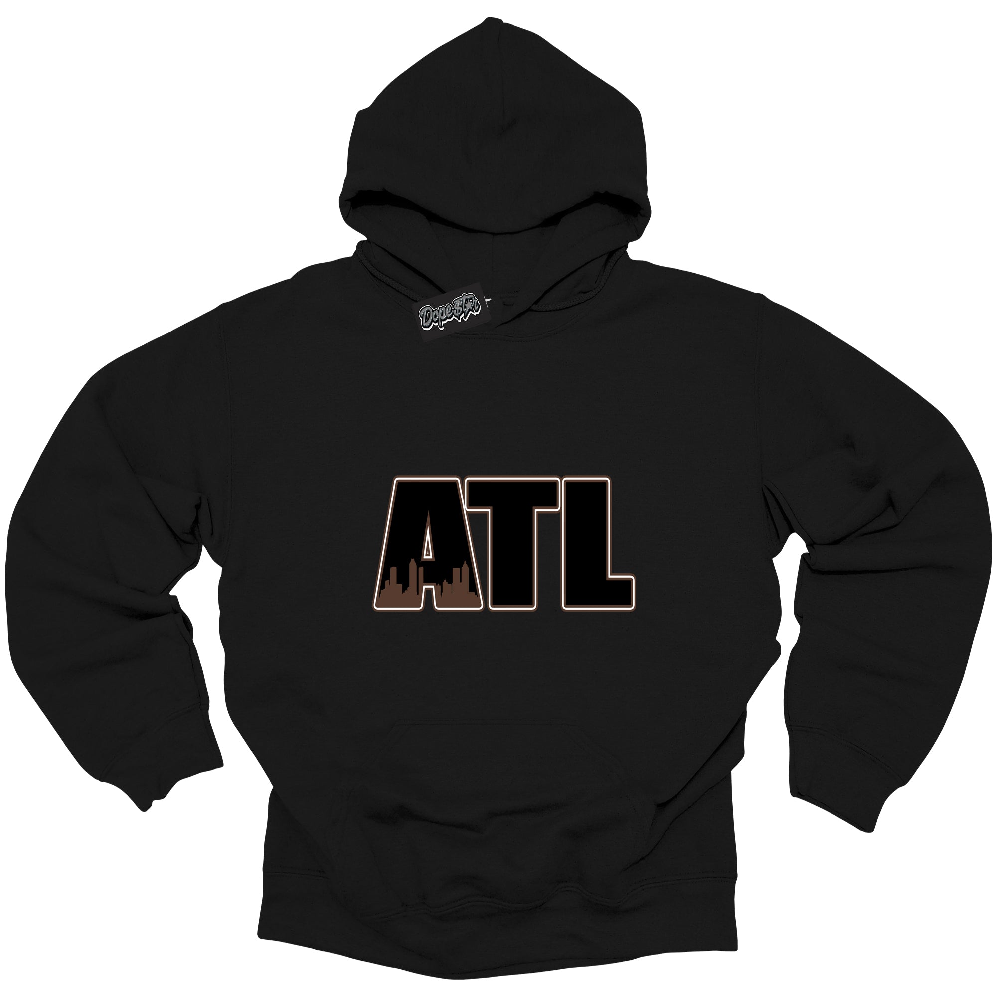 Cool Black Graphic DopeStar Hoodie with “ Atlanta “ print, that perfectly matches Palomino 1s sneakers