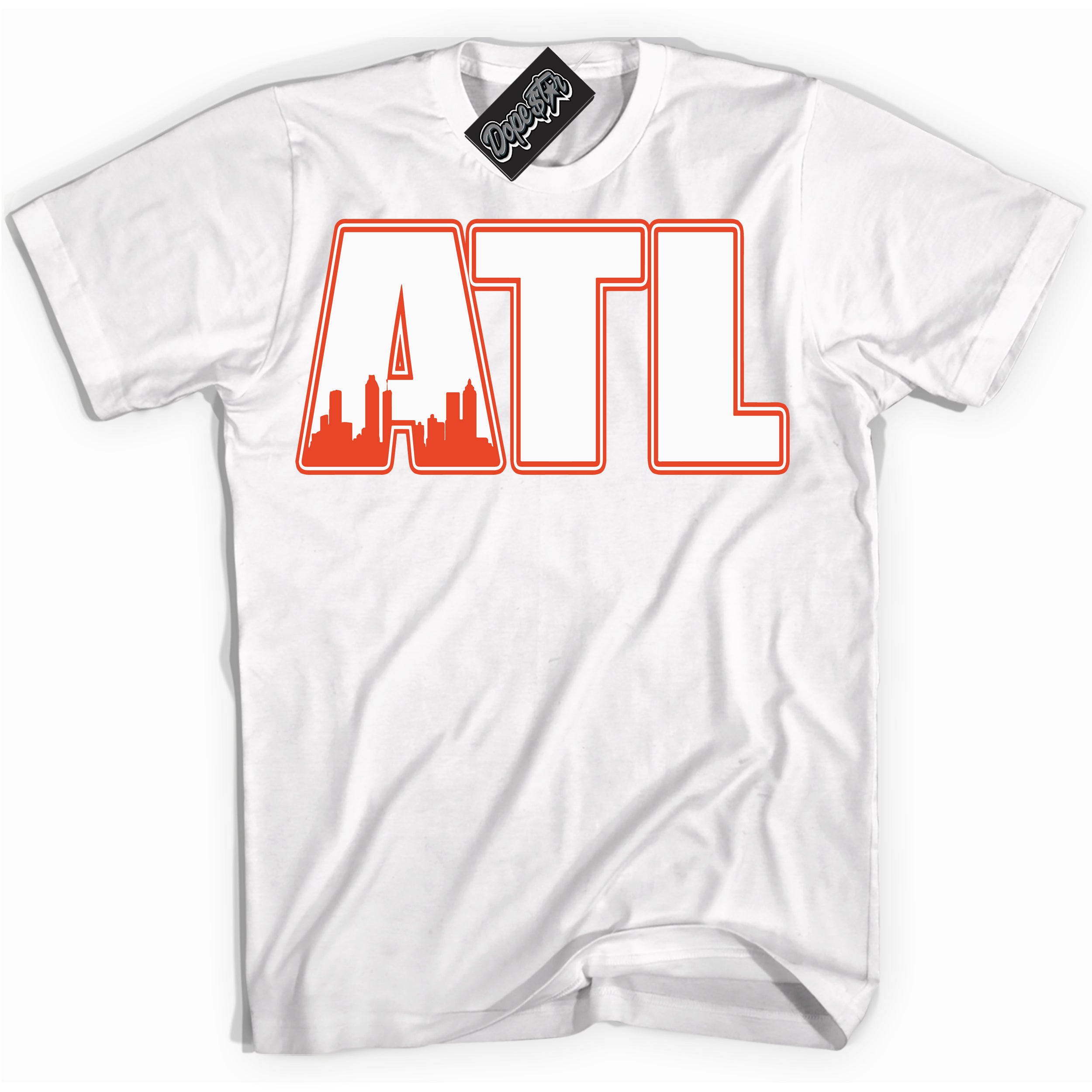 Nike Dunk Low Retro Cosmic Clay 'Atlanta' Shirt - White Streetwear Mockup | Sneakerhead T-Shirt Matching Nike Dunk Low Retro Cosmic Clay | Limited Edition Urban Streetwear for Sneaker Matching OOTD | Outfits that pair perfectly with your ND Low Retro Cosmic Clay | Sneakerhead Fashion Must-Have Apparel for Men and Women