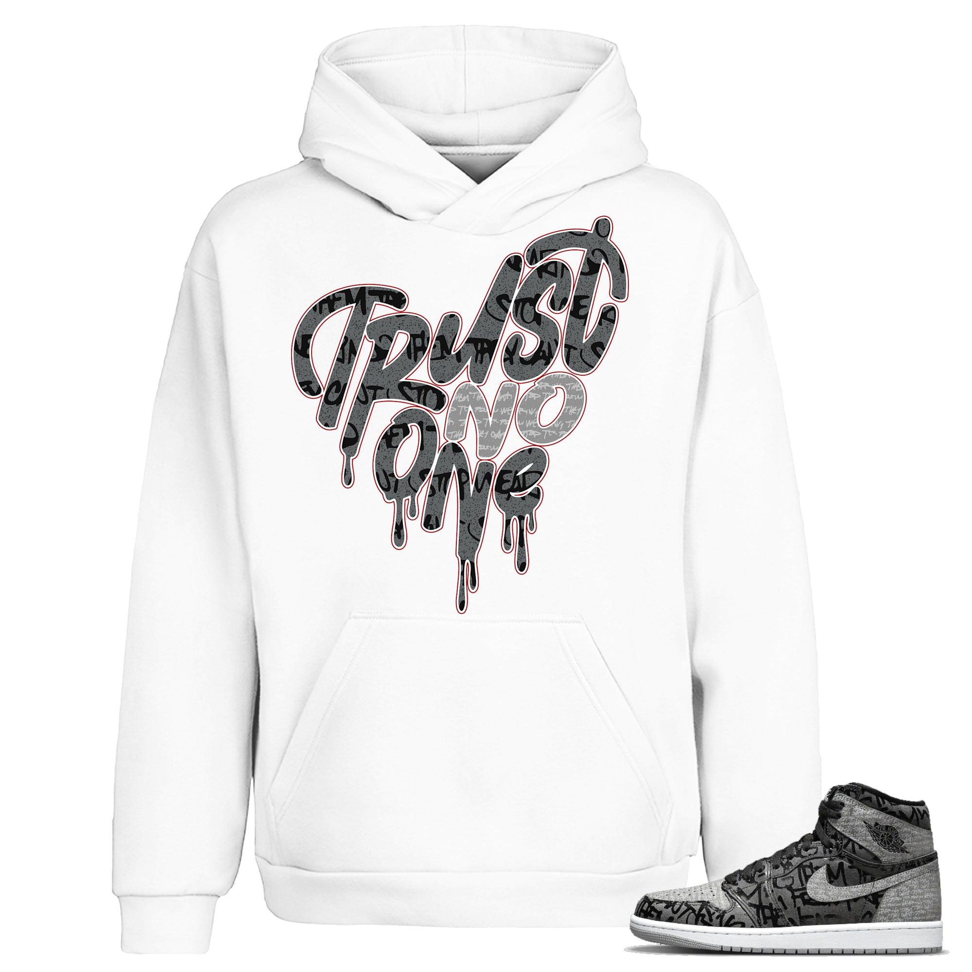 Rebellionaire 1s DopeStar Hoodie Trust No One Heart - Sneaker Shirts Outlet