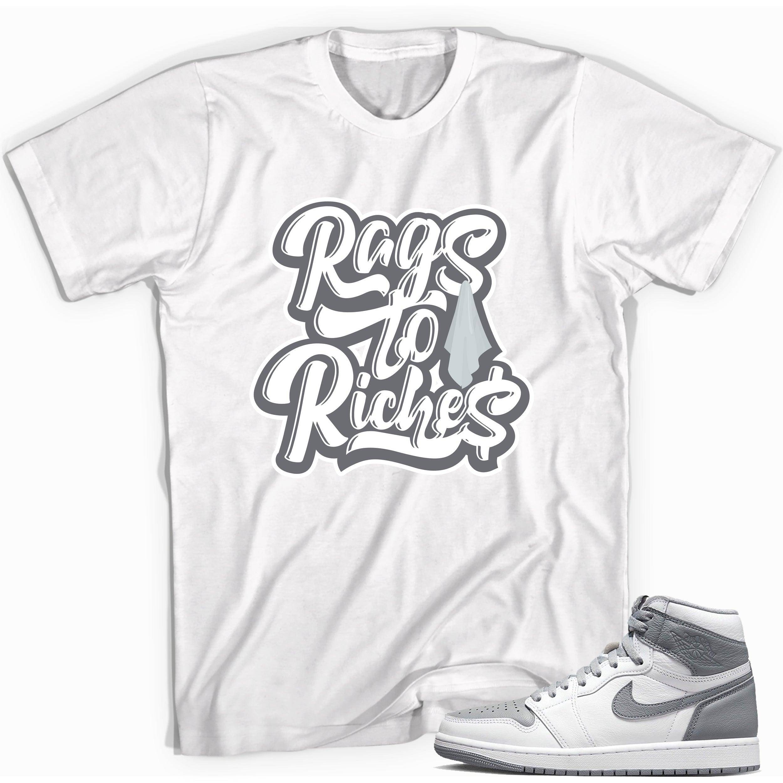 High Stealth 1s DopeStar Shirt Rags to Riches - Sneaker Shirts Outlet