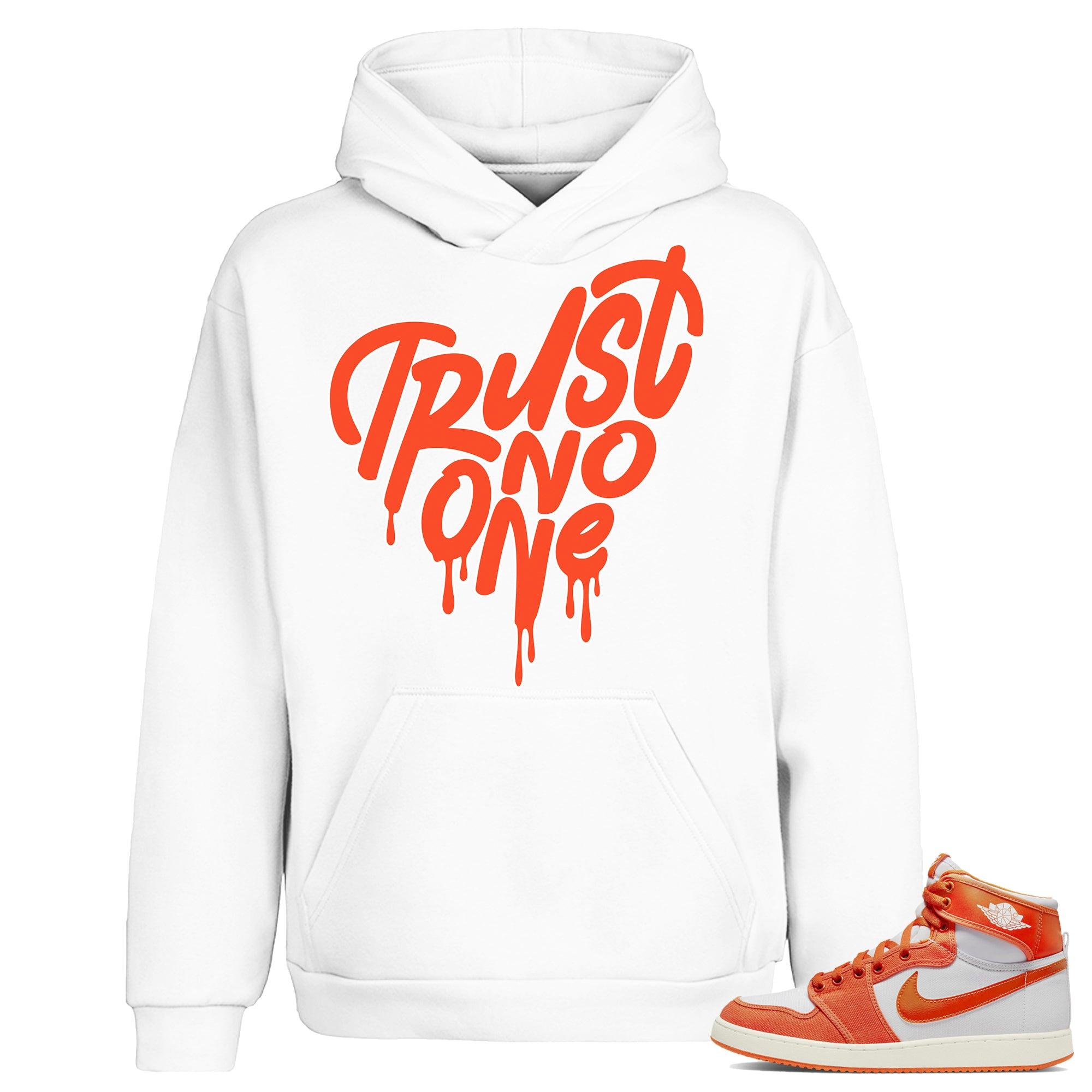 1s KO Syracuse Hoodie Trust No One Heart - Sneaker Shirts Outlet