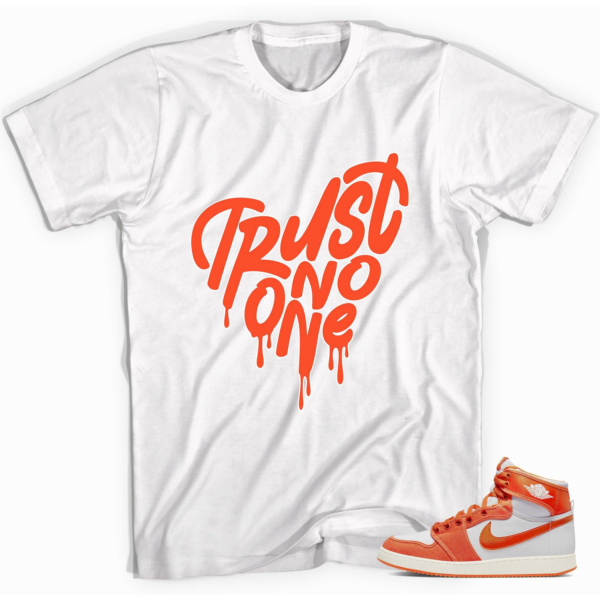 1s KO Syracuse Shirt Trust No One Heart - Sneaker Shirts Outlet