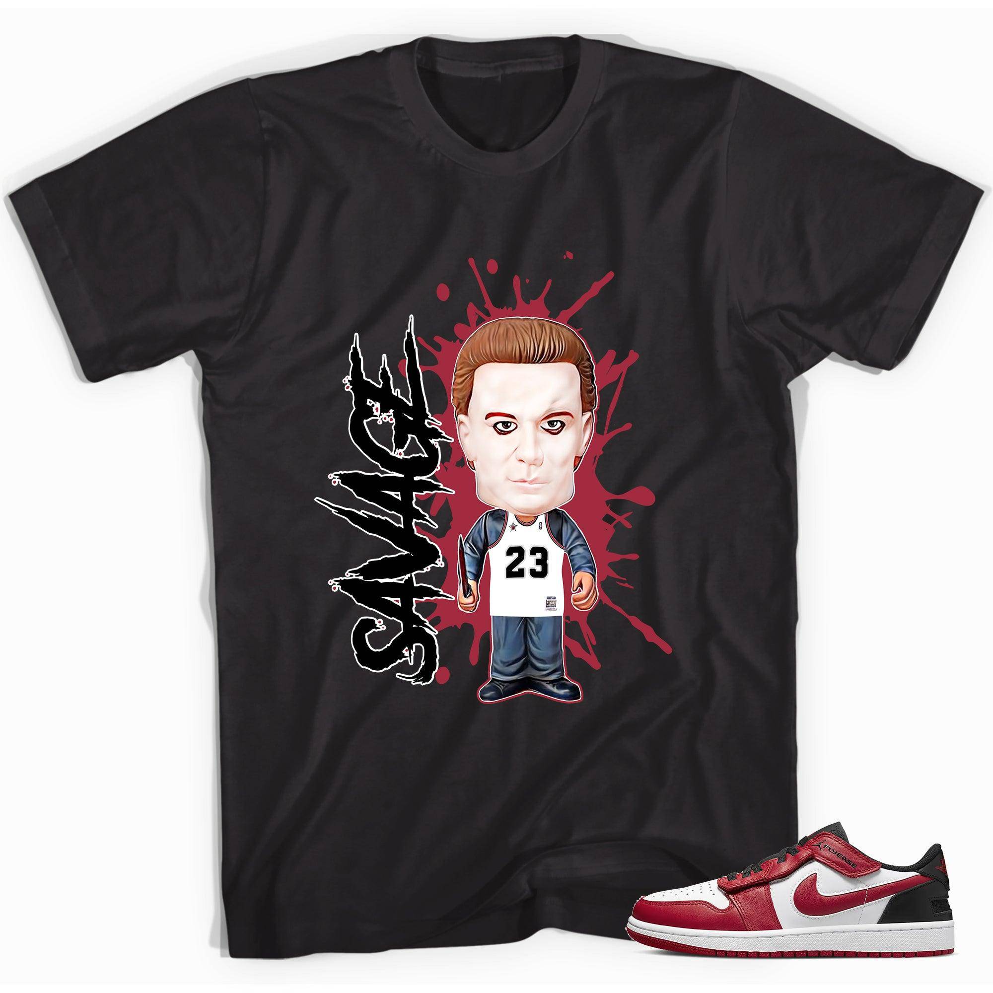 Air Jordan 1s Low FlyEase Shirt - Savage