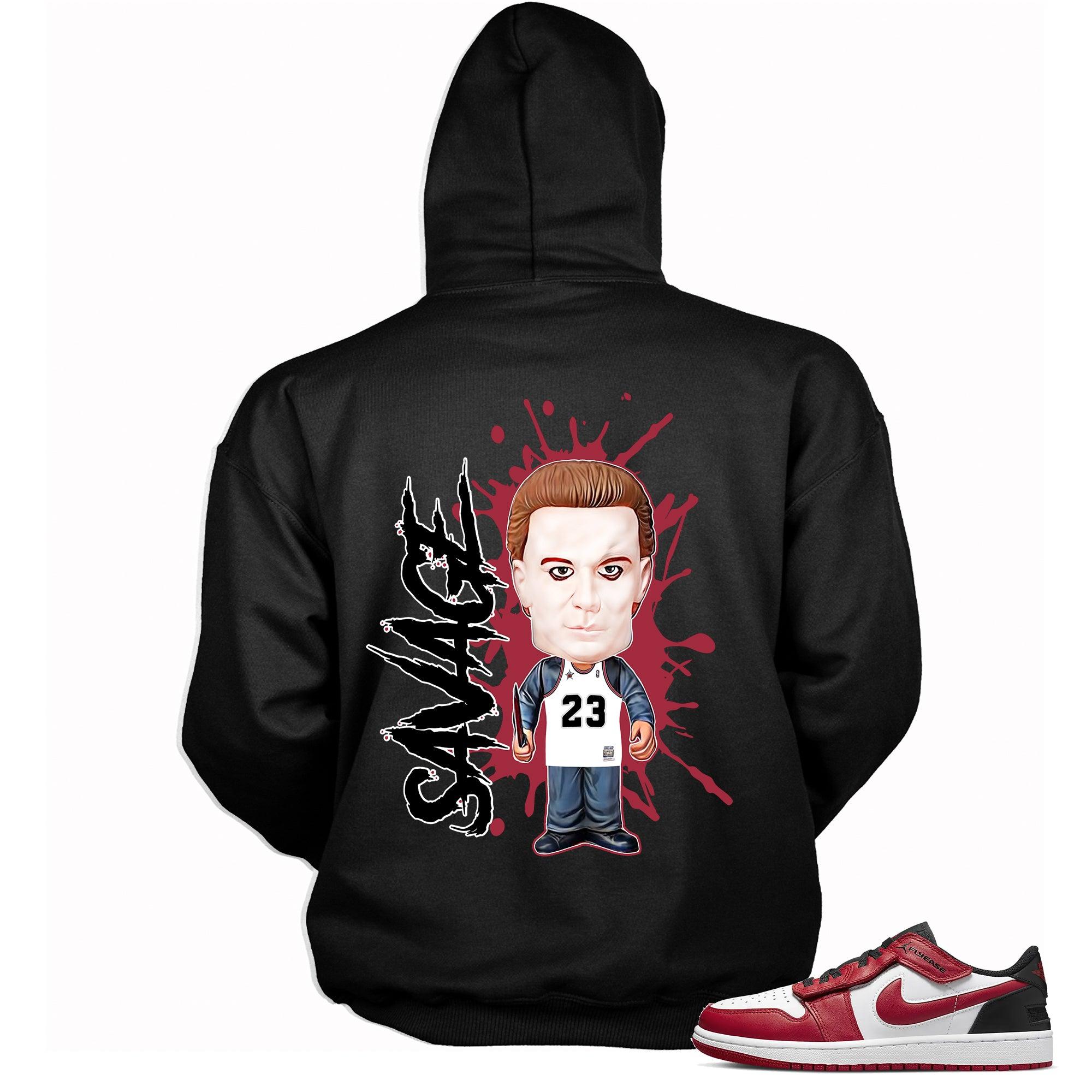 1s Low FlyEase Hoodie Savage - Sneaker Shirts Outlet