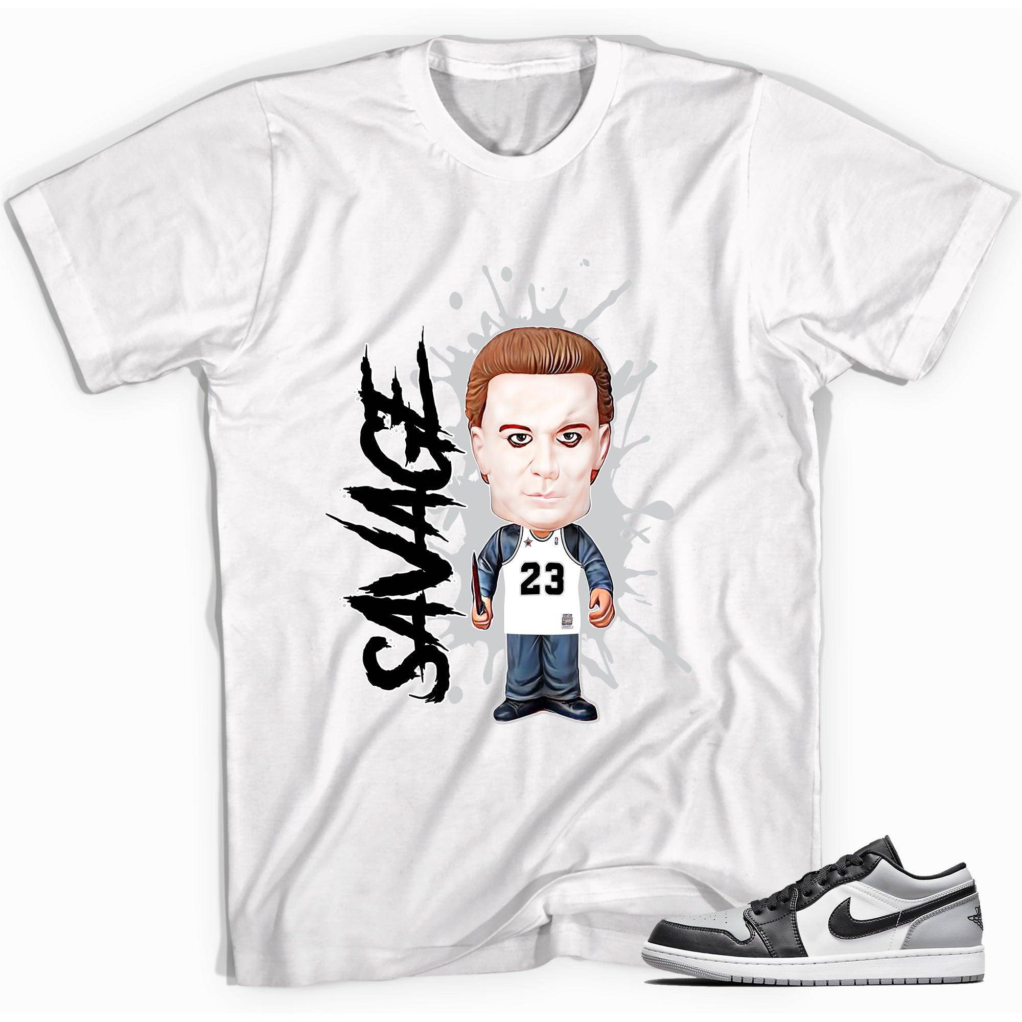 1s Low Shadow Toe Shirt Savage - Sneaker Shirts Outlet