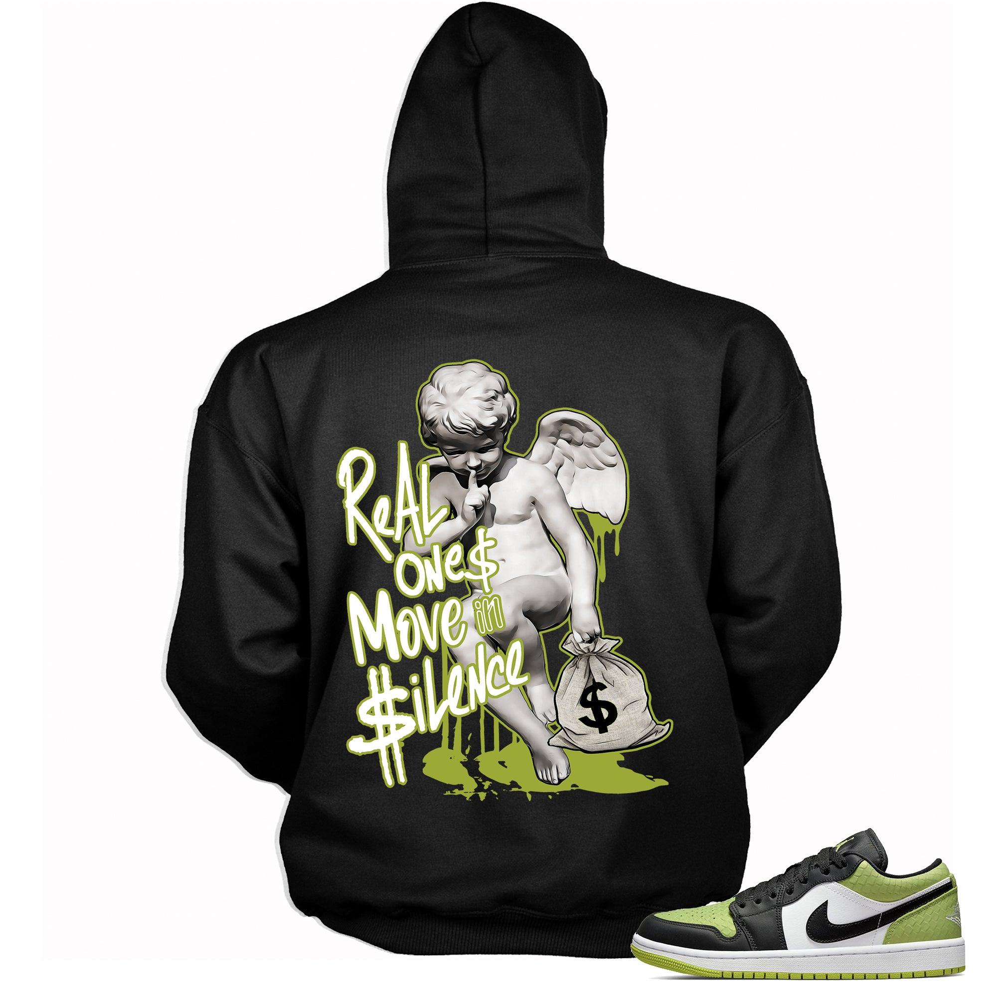 Snakeskin Vivid Green 1s DopeStar Hoodie Real Ones - Sneaker Shirts Outlet