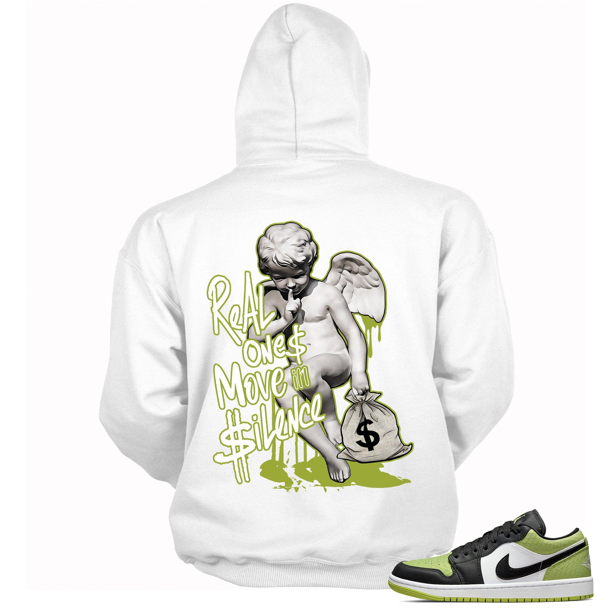 Snakeskin Vivid Green 1s DopeStar Hoodie Real Ones - Sneaker Shirts Outlet