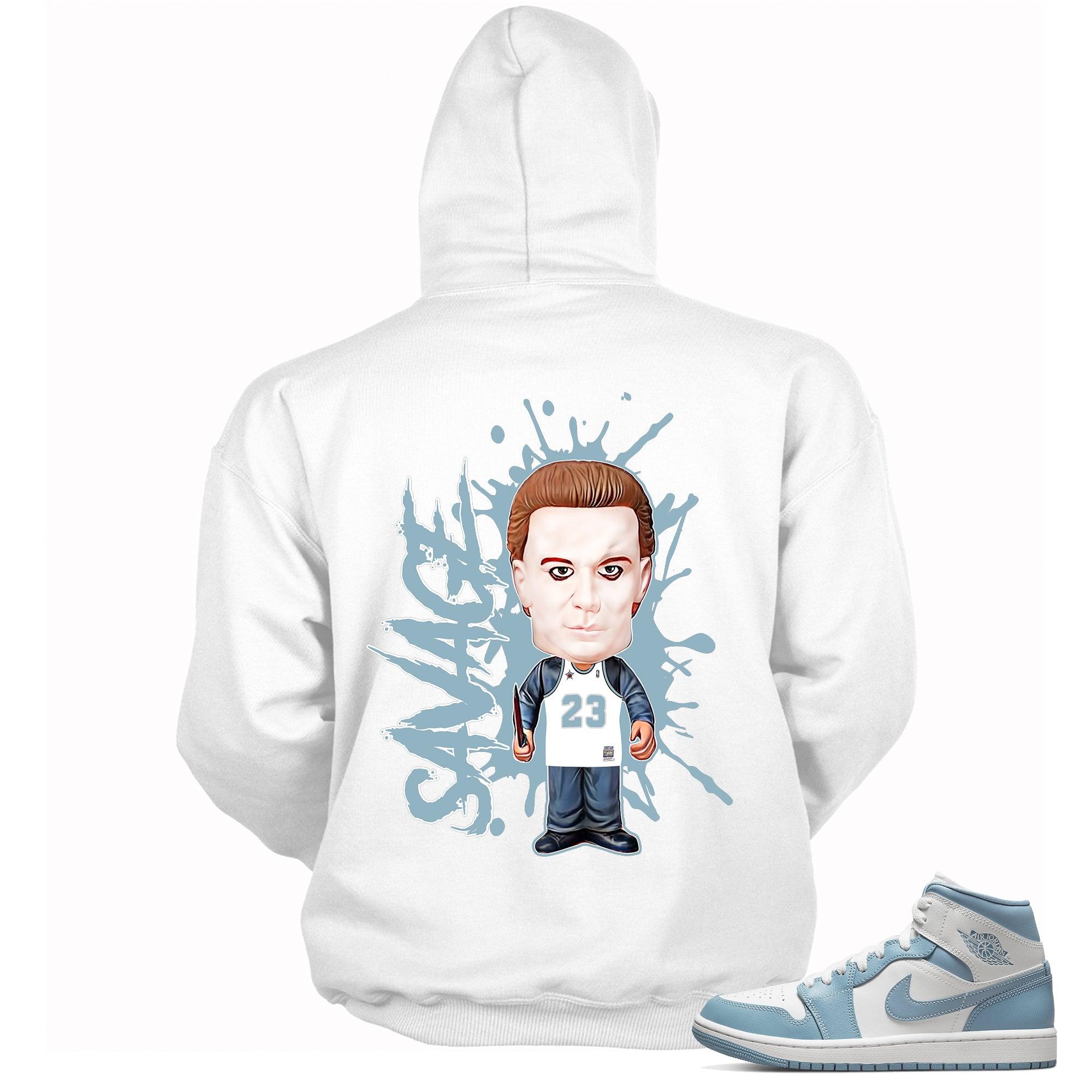 1s Mid UNC (2022) Hoodie – Savage - Sneaker Shirts Outlet