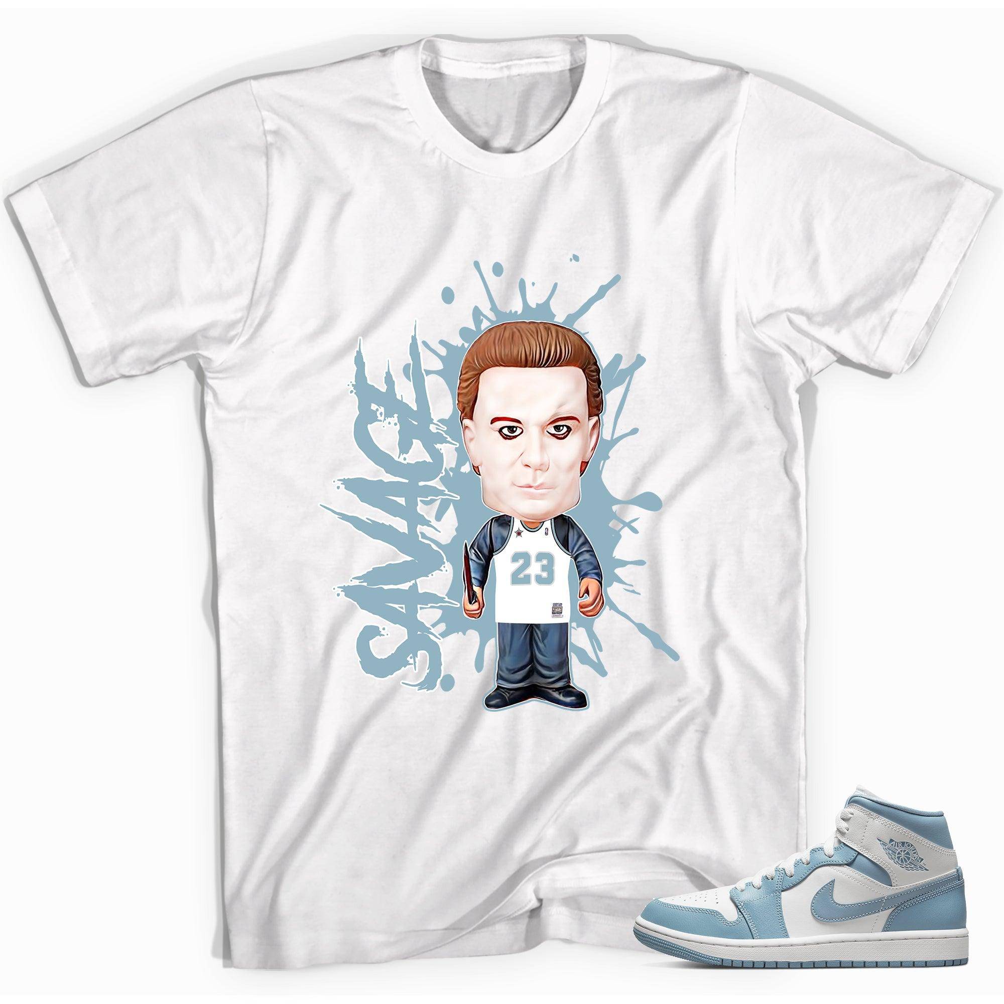 Air Jordan 1s Mid UNC (2022) Shirt – Savage - Sneaker Shirts Outlet