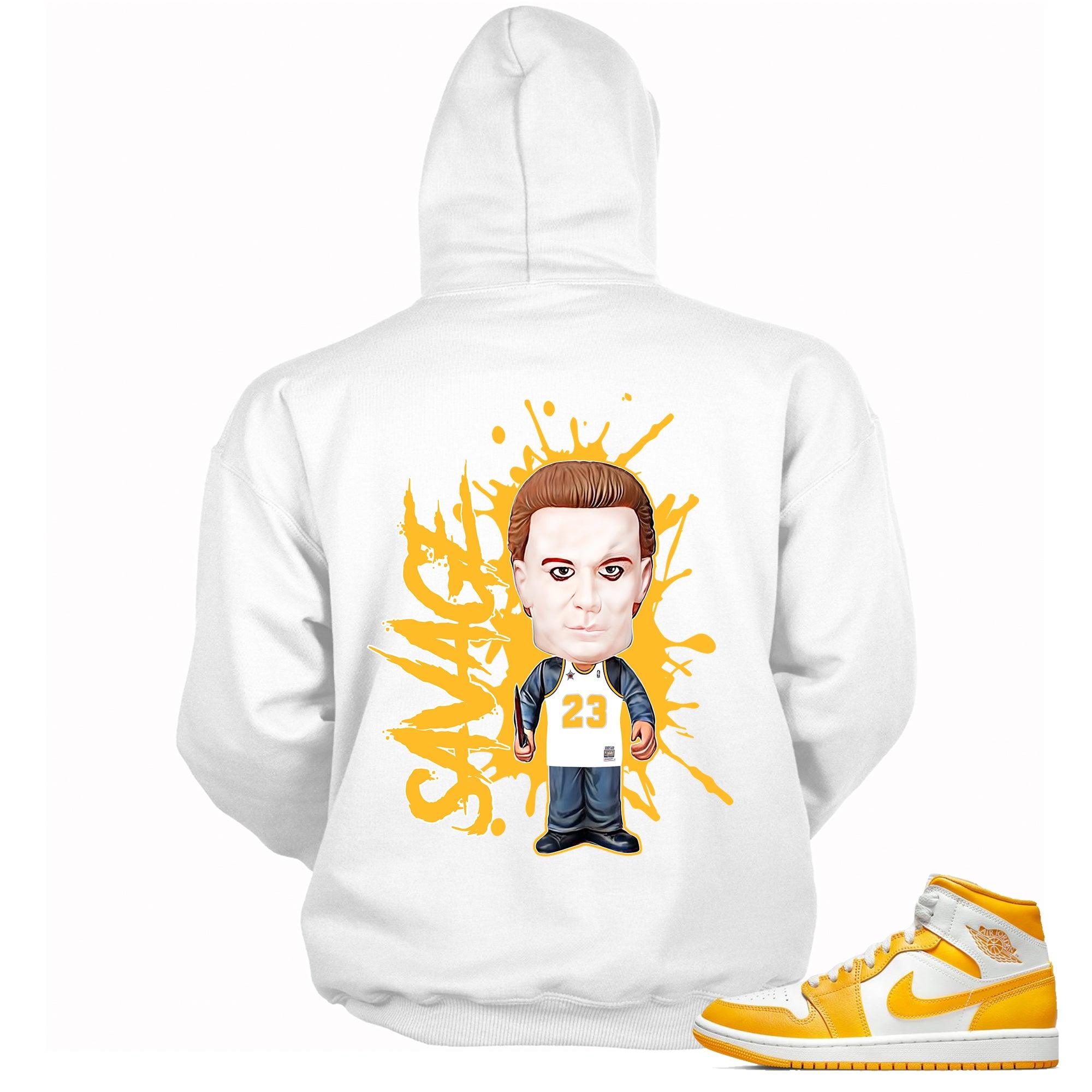 1s Mid White University Gold Hoodie – Savage - Sneaker Shirts Outlet