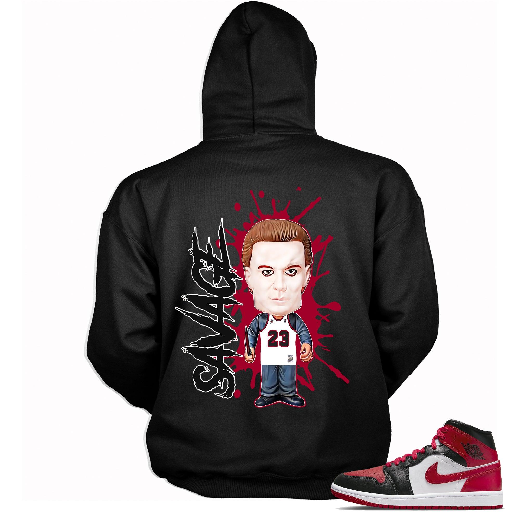 1 Mid Alternate Bred Toe Hoodie Savage - Sneaker Shirts Outlet