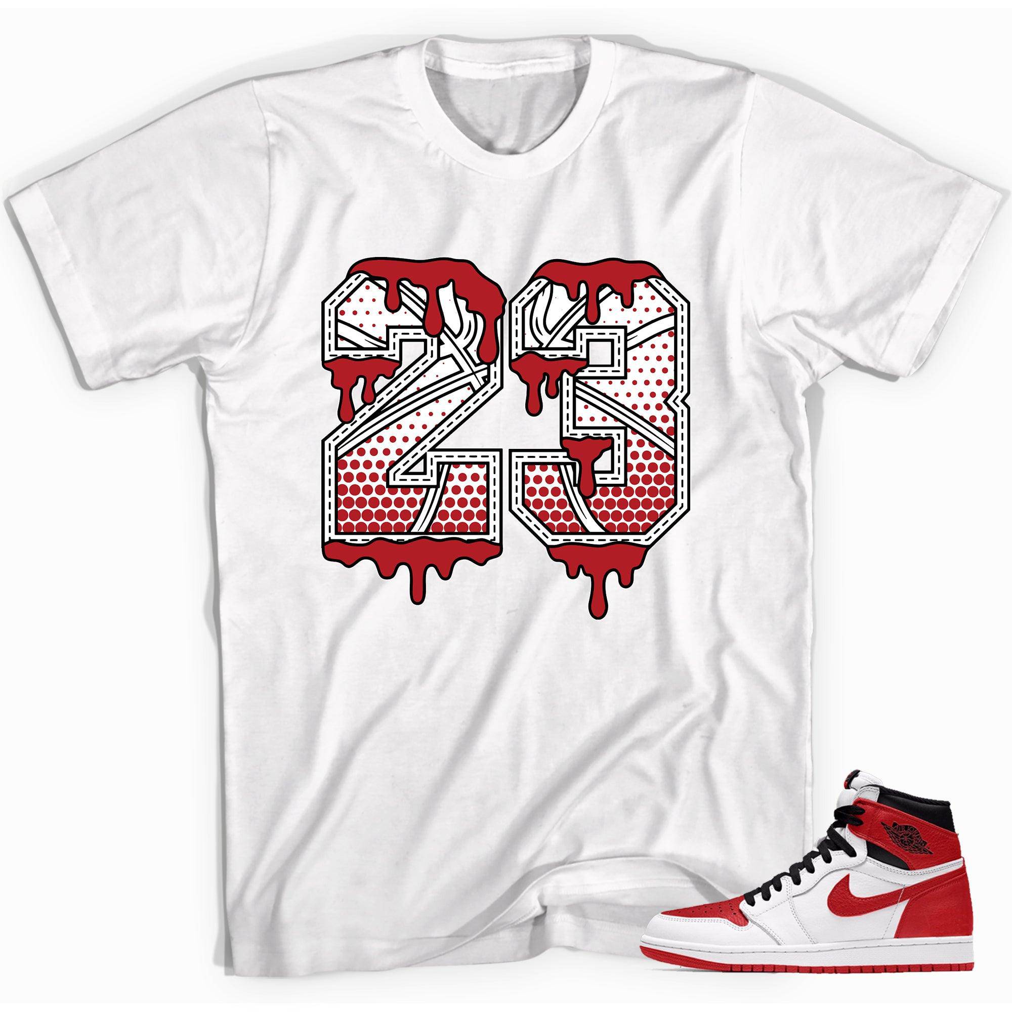 1s High Heritage Shirt 23 Drip - Sneaker Shirts Outlet