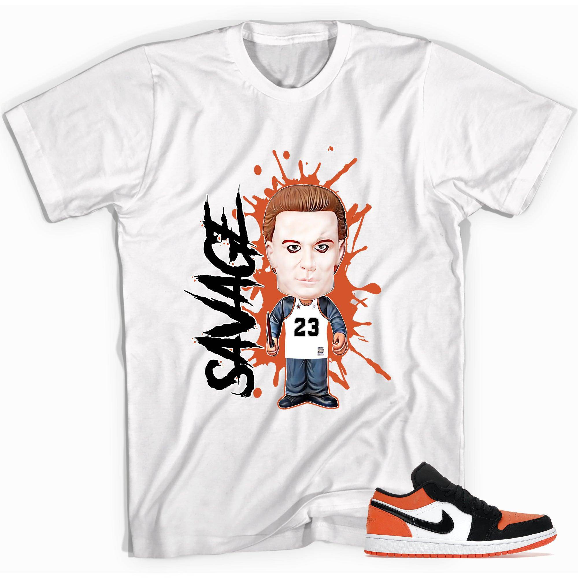 1s Low Golf Shattered Backboard Shirt Savage - Sneaker Shirts Outlet