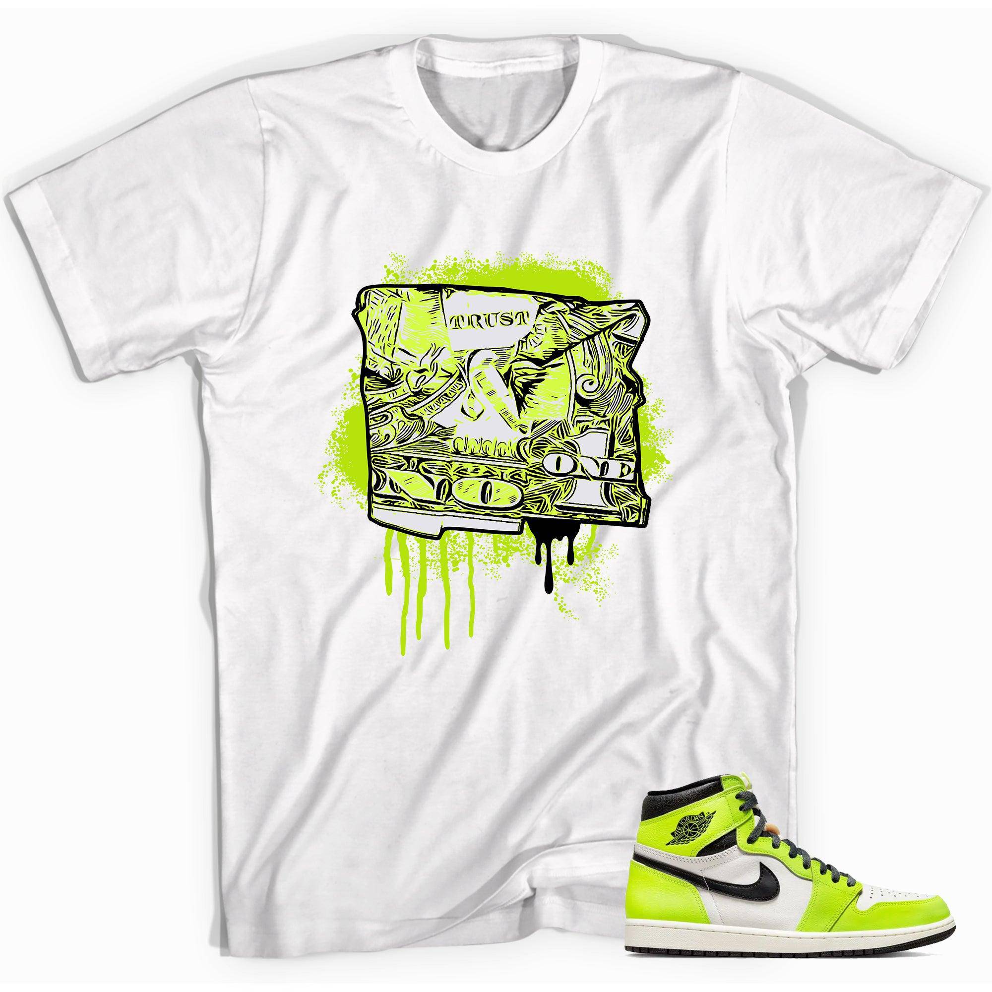 1s High Visionaire Shirt Trust No One Dollar - Sneaker Shirts Outlet