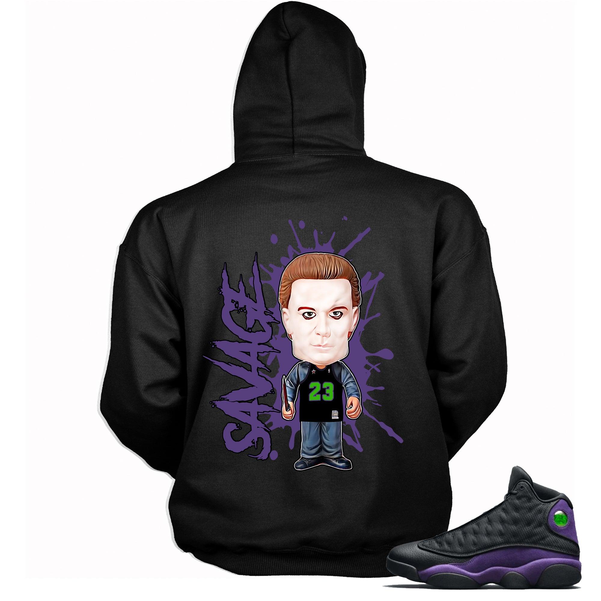 13s Purple Court Hoodie Savage - Sneaker Shirts Outlet