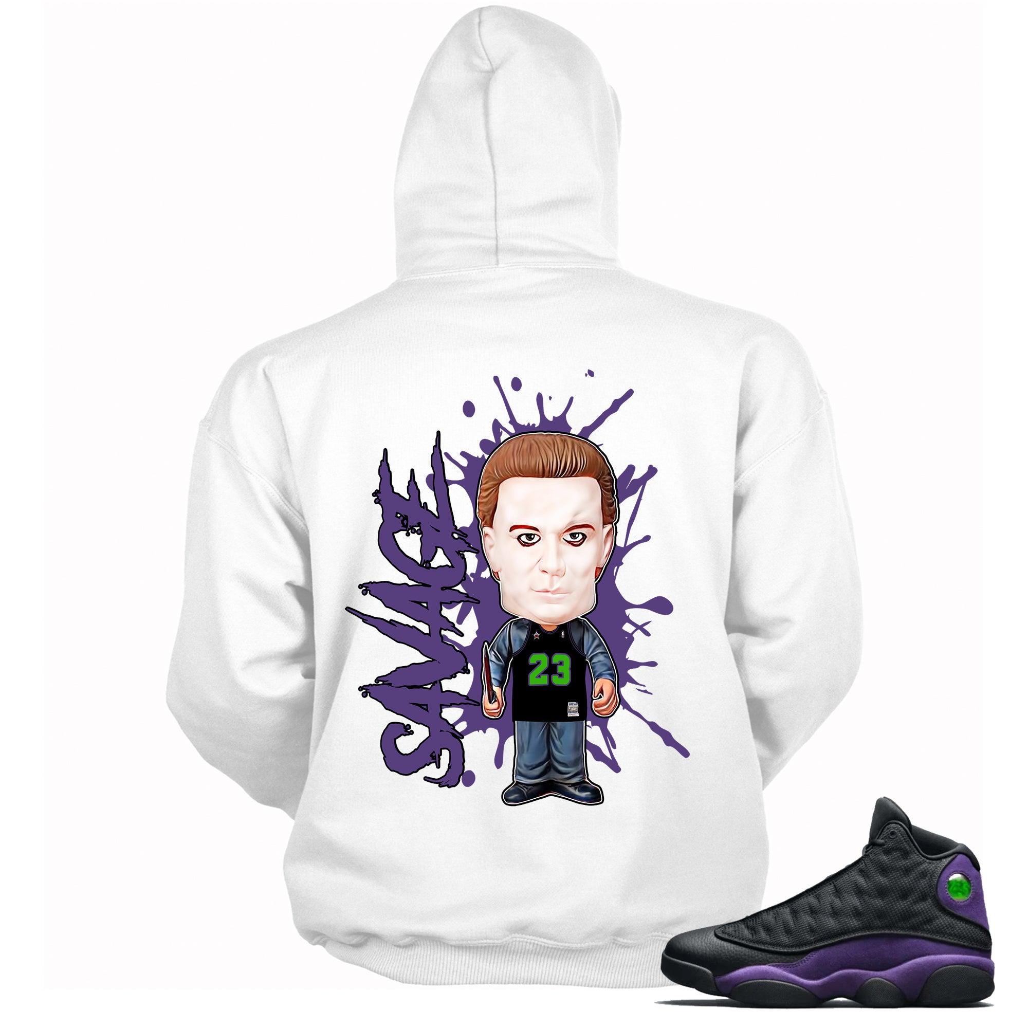 13s Purple Court Hoodie Savage - Sneaker Shirts Outlet