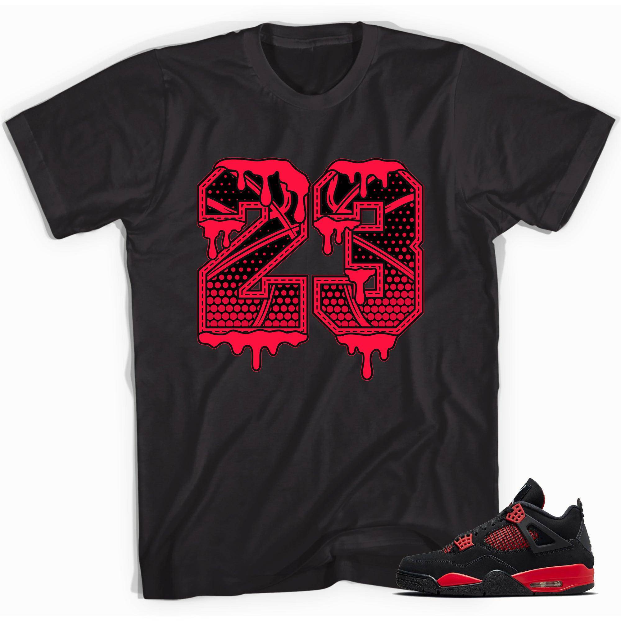 4s Red Thunder Shirt 23 Drip - Sneaker Shirts Outlet