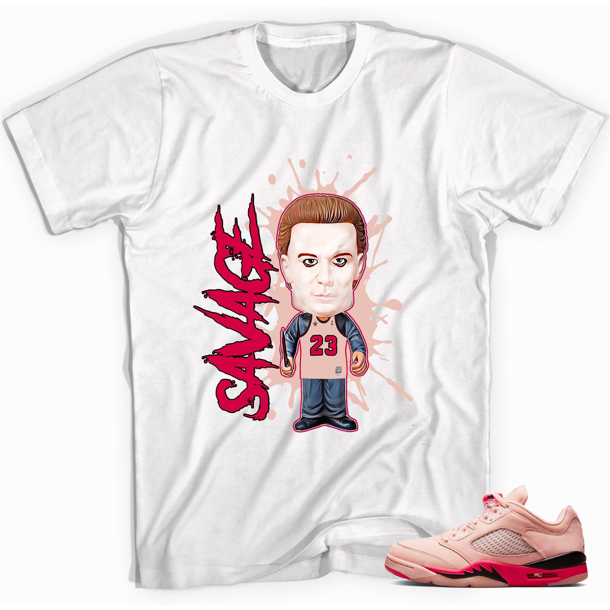 Air Jordan 5 Arctic Orange Shirt - Savage - Sneaker Shirts Outlet