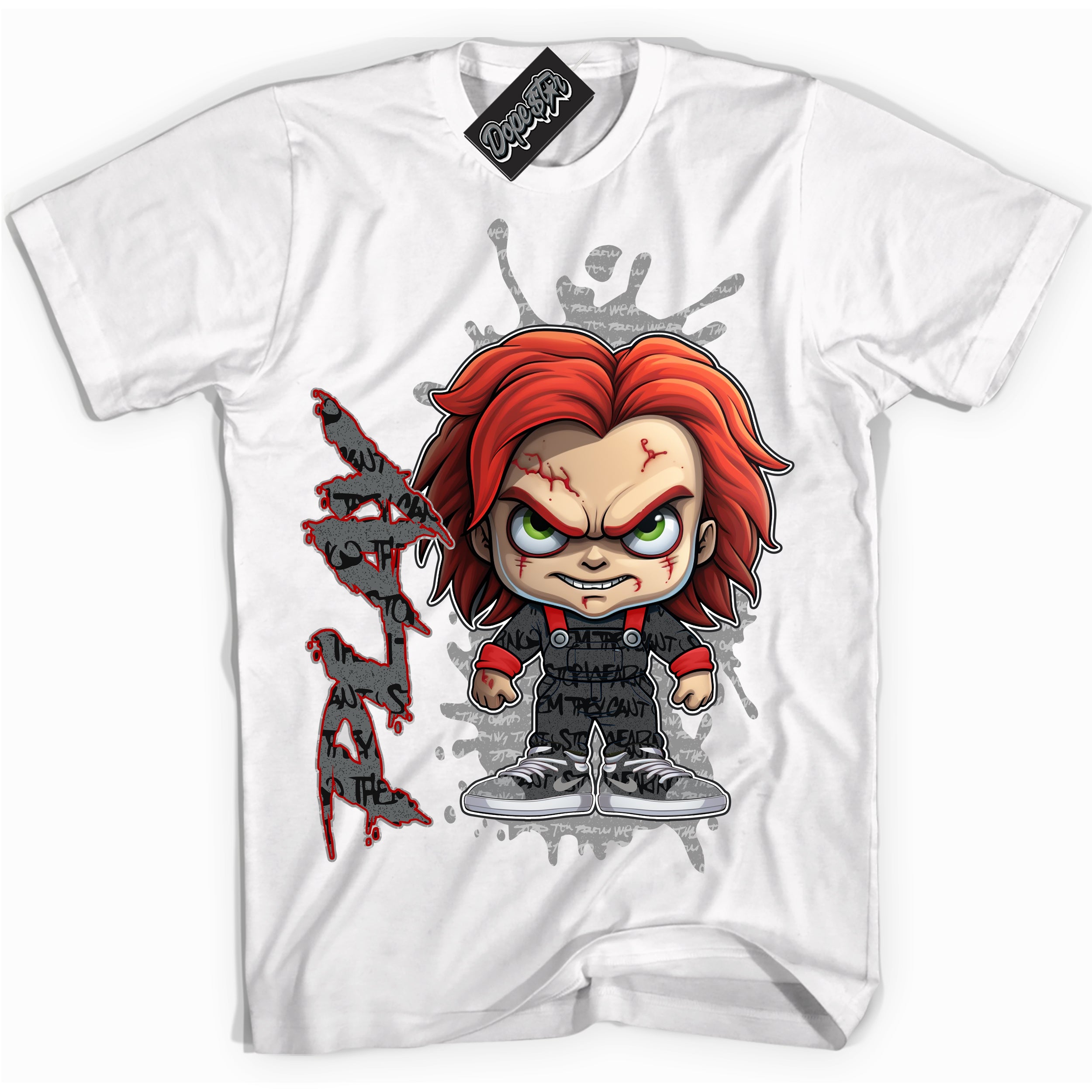 Cool White Shirt with “ Play ” design that perfectly matches Rebellionaire 1s Sneakers.