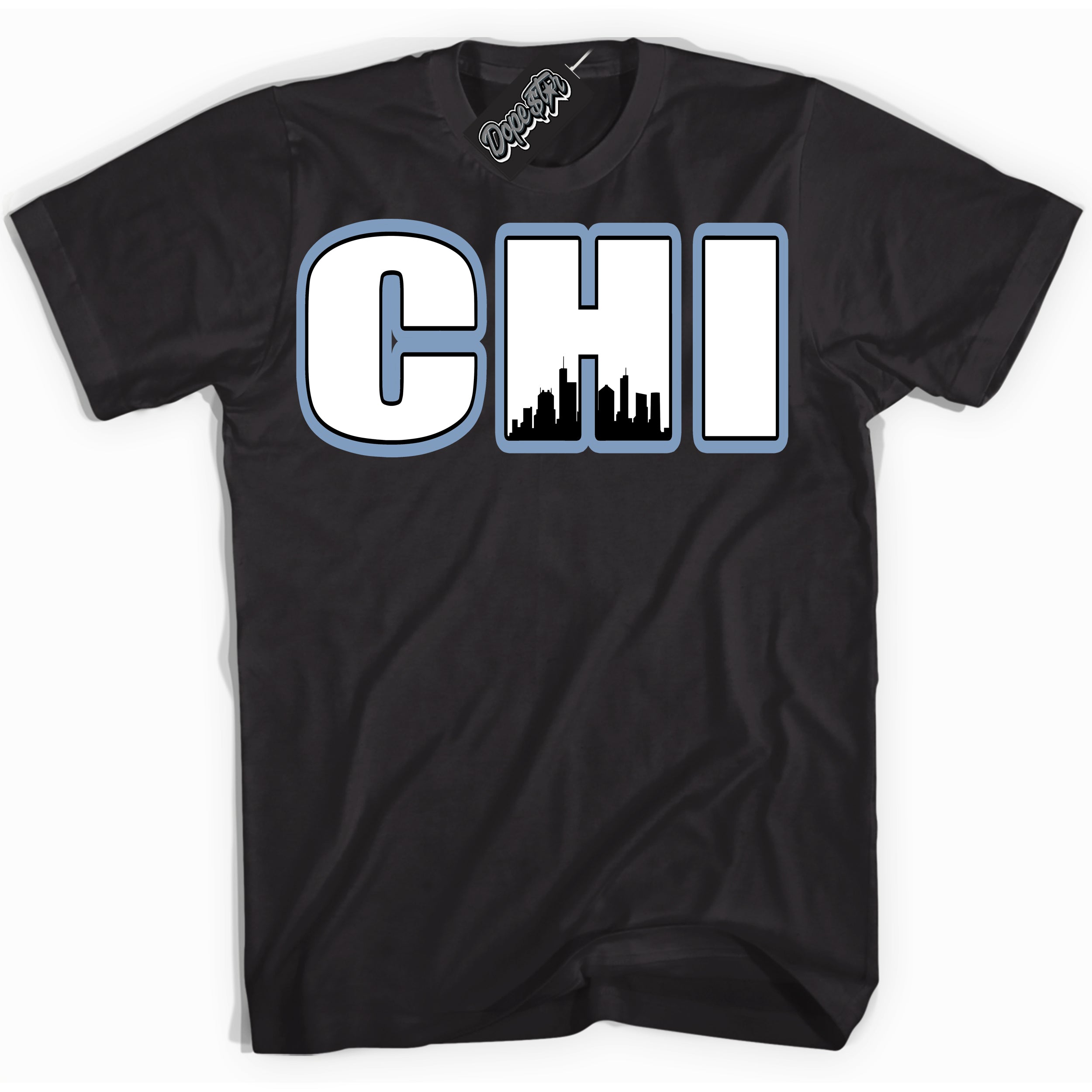 Cool Black Shirt with “ Chicago” design that perfectly matches Reverse Oreo 6s Sneakers.