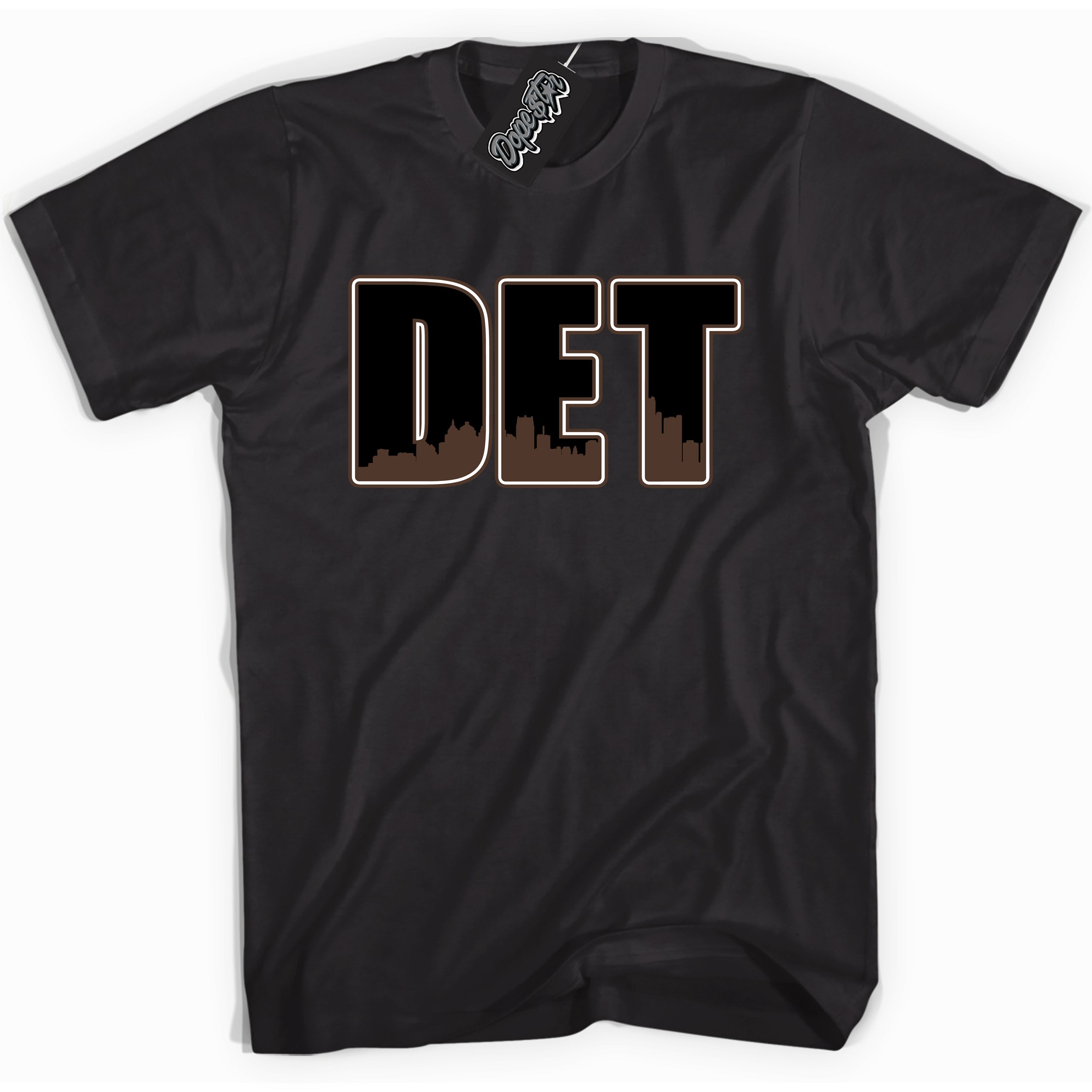 Cool Black graphic tee with “ Detroit ” design, that perfectly matches Palomino 1s sneakers 